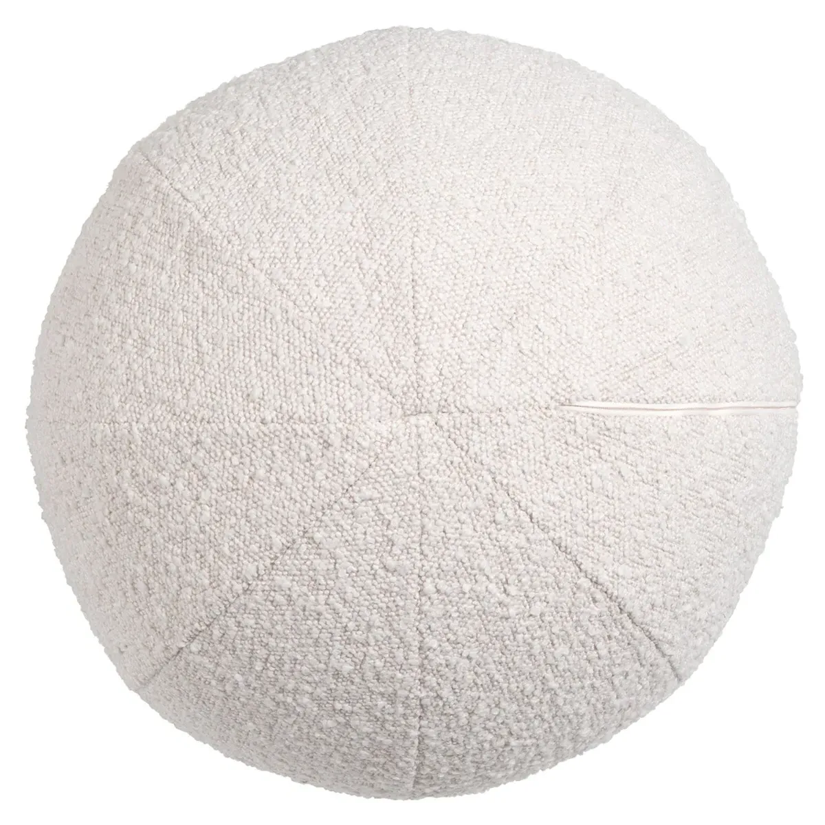 Eichholtz Palla Round Cushion - Cream, Boucle