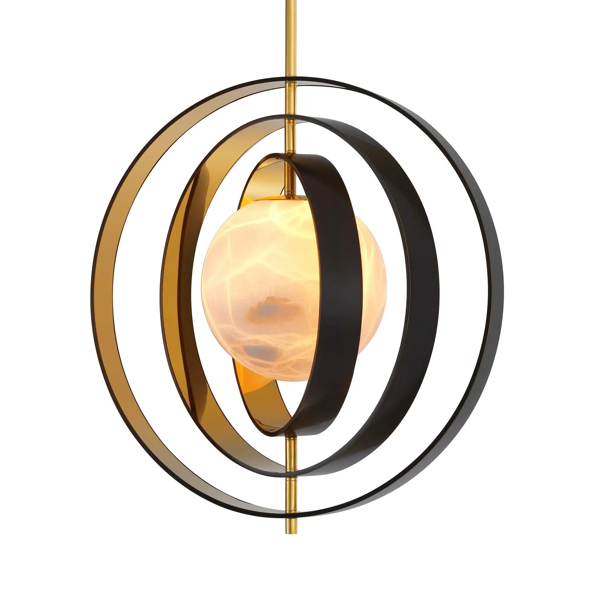 Eichholtz Pearl Chandelier - Gold, Metal