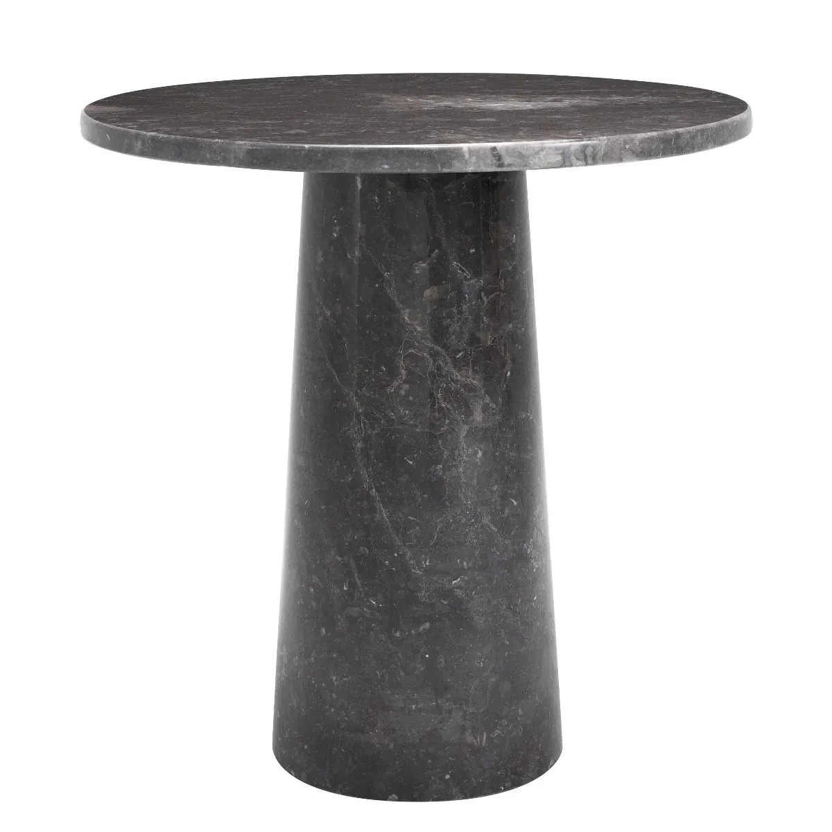 Eichholtz Terry Round Side Table - Grey, Marble