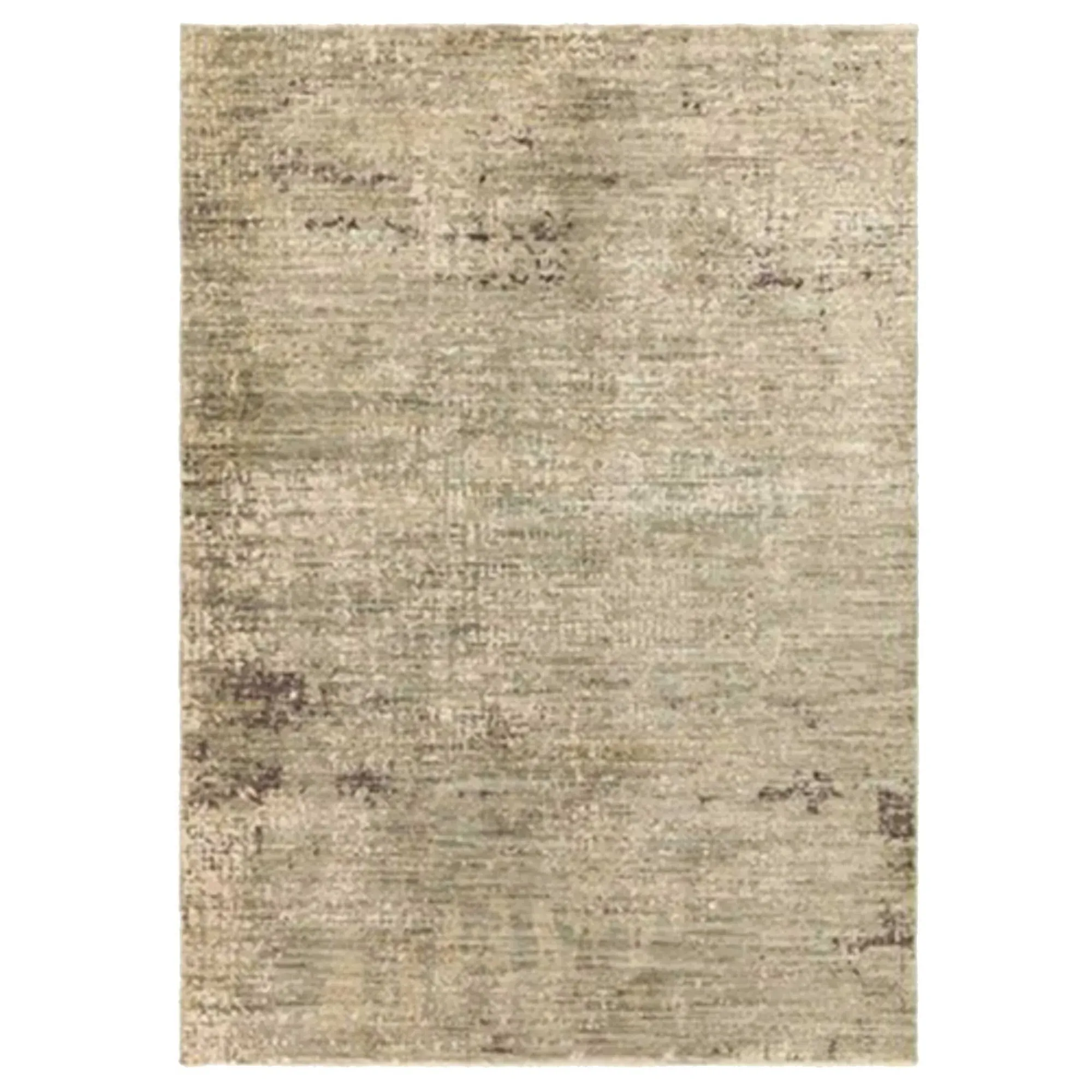 Elaris Patina Green Square Rug - Green, Polyester