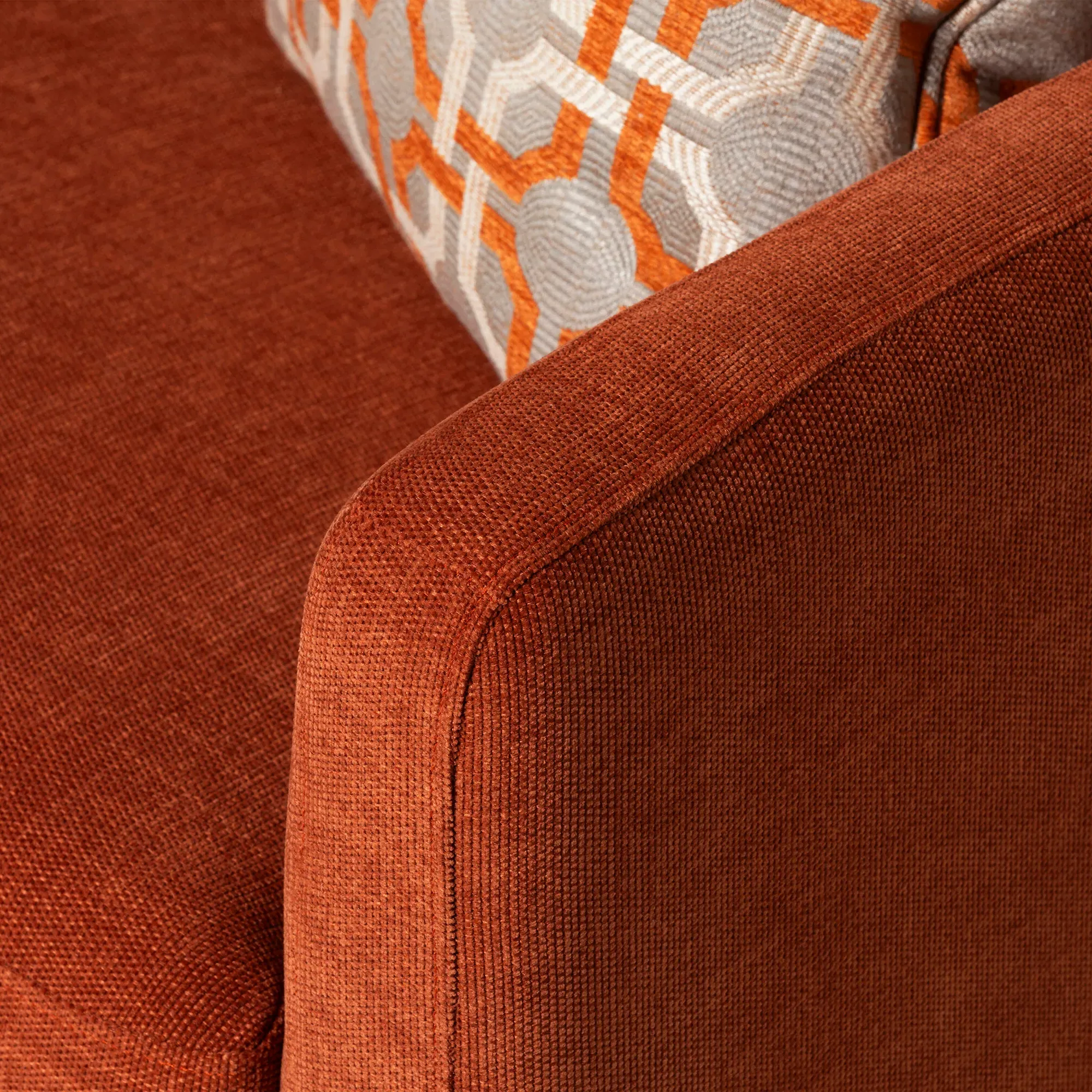 Ellerton 2-Seater Sofa - Red, Fabric