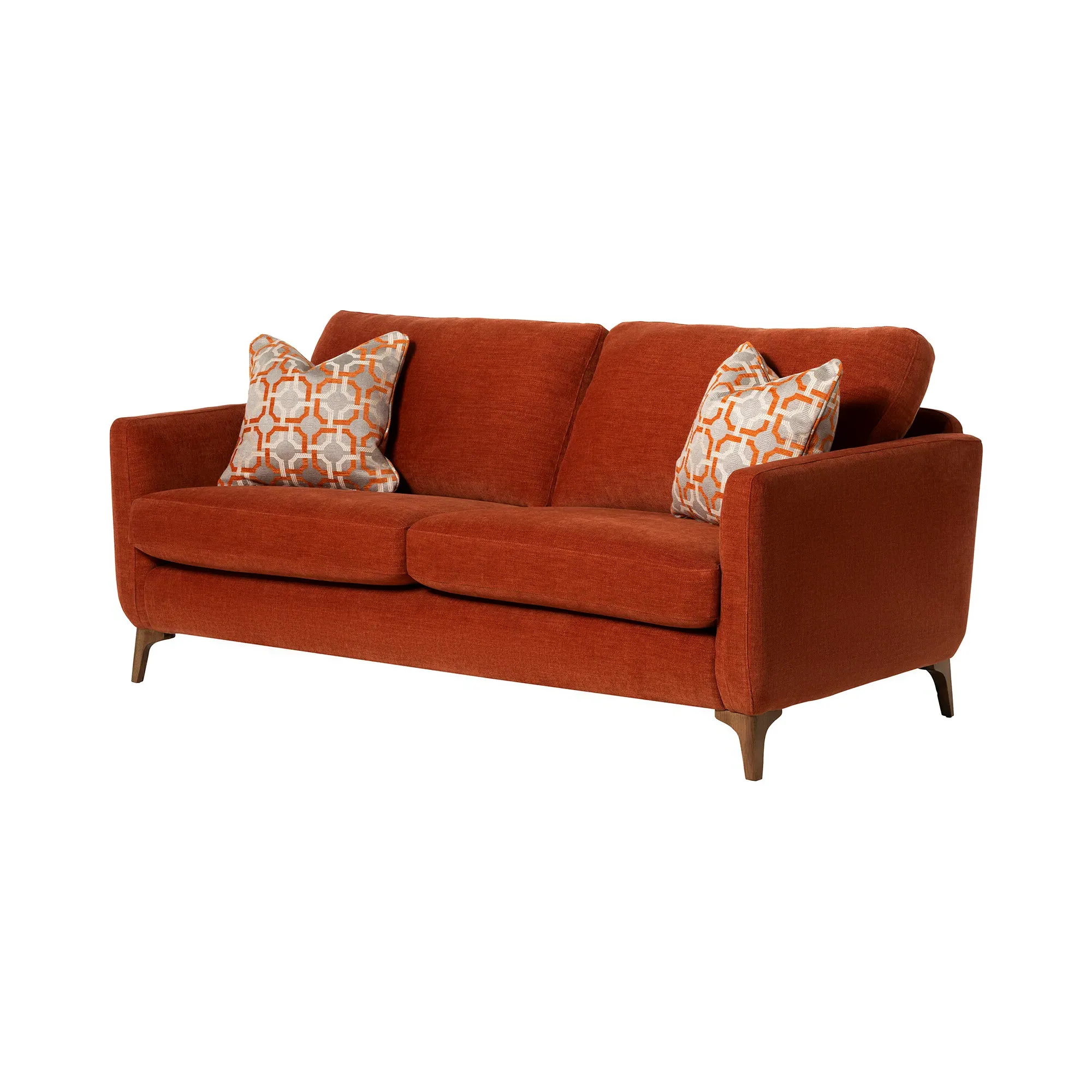 Ellerton 3-Seater Sofa - Red, Fabric