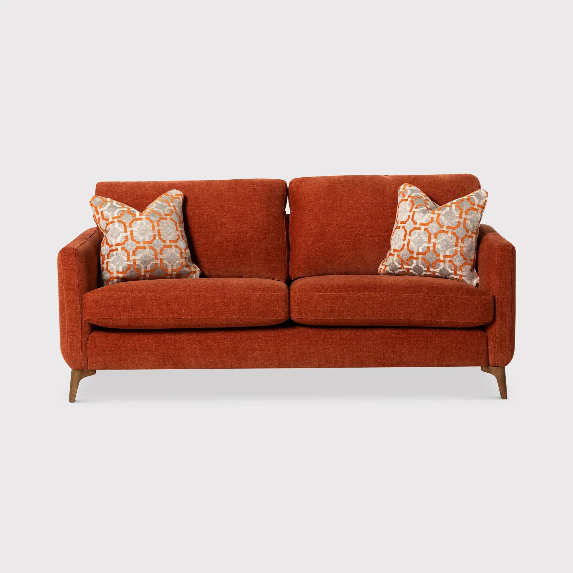 Ellerton 3-Seater Sofa - Red, Fabric image