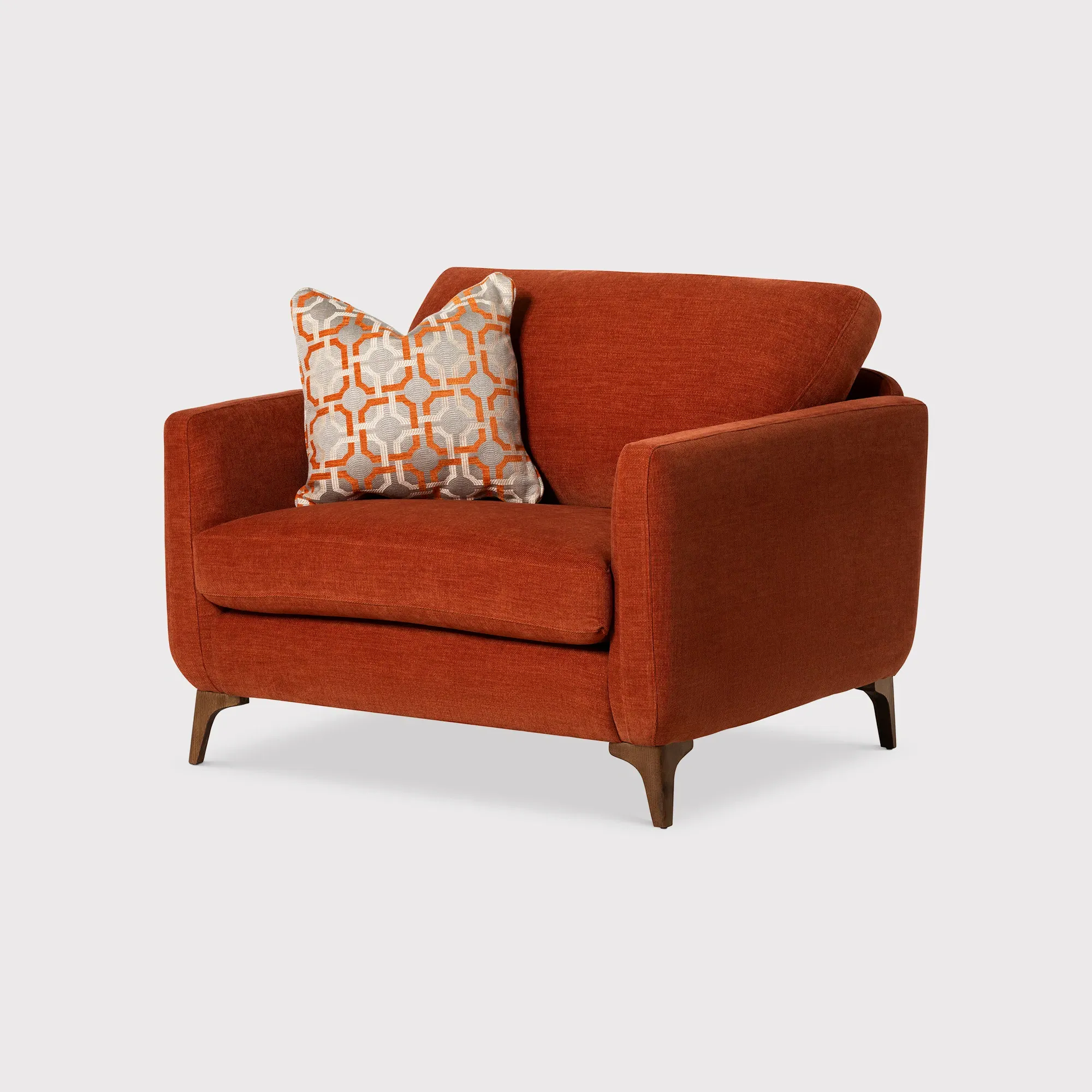 Ellerton Cuddler Chair - Red Fabric image