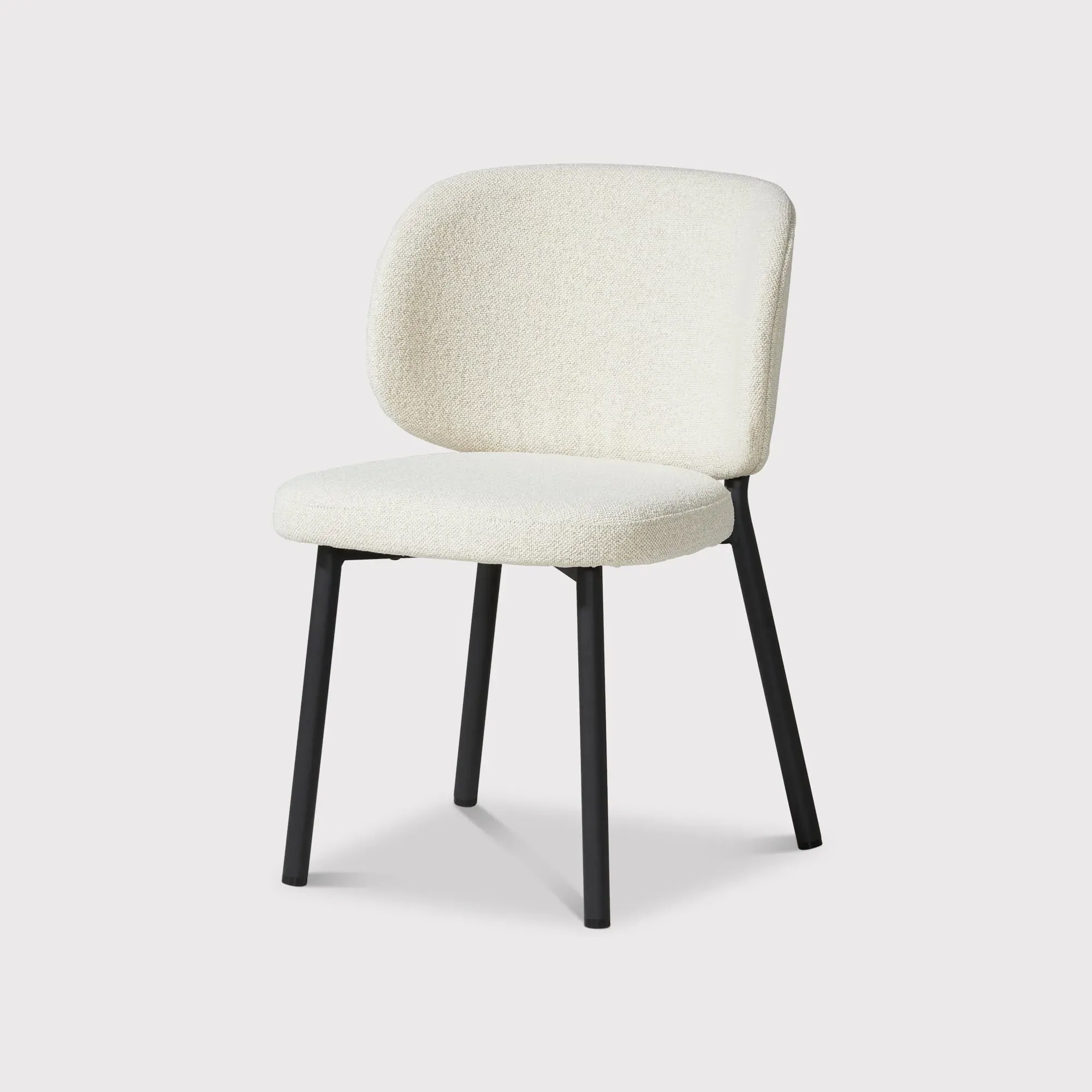 Elodie Dining Chair - Neutral, Boucle
