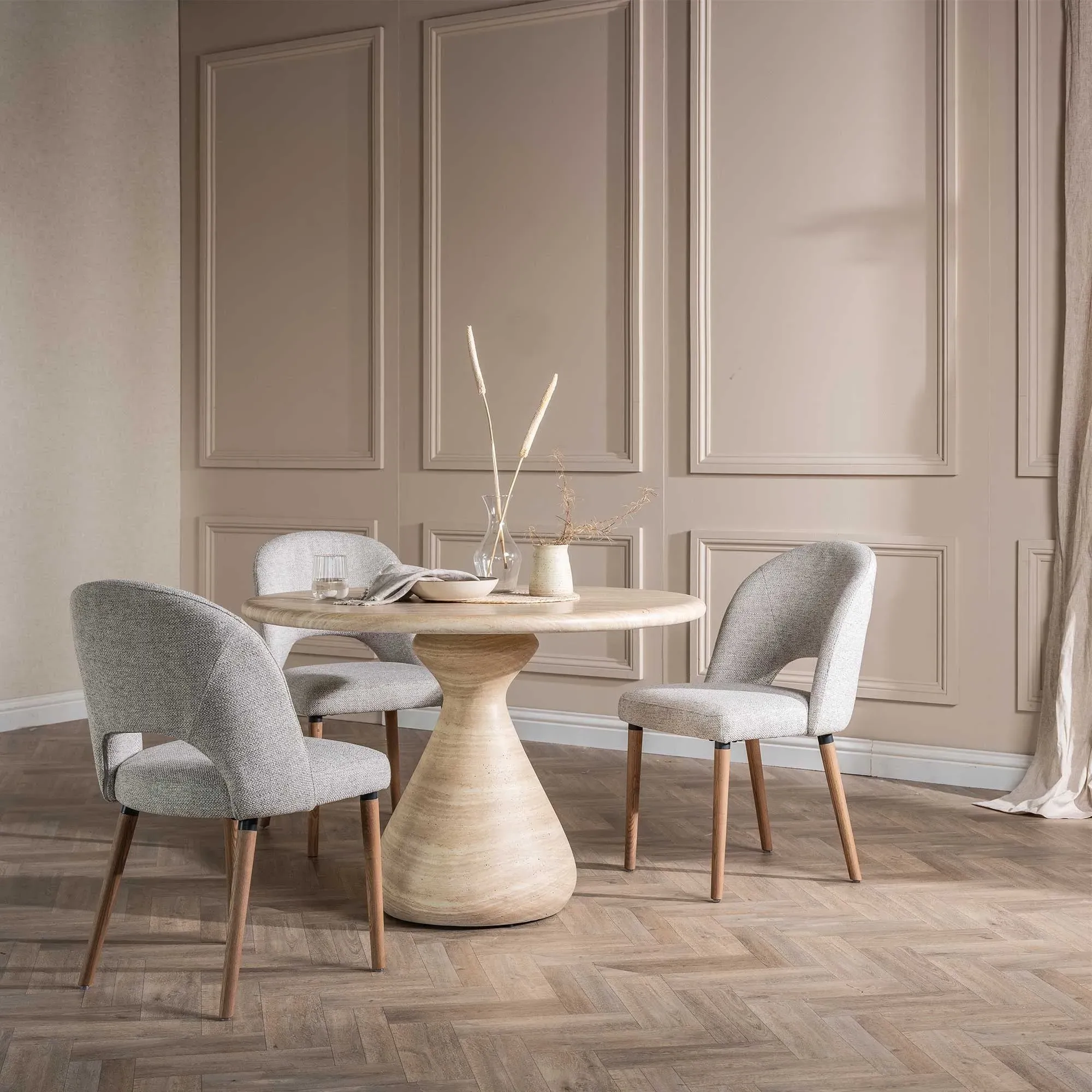 Eloise Dining Chair - Neutral, Ash Wood