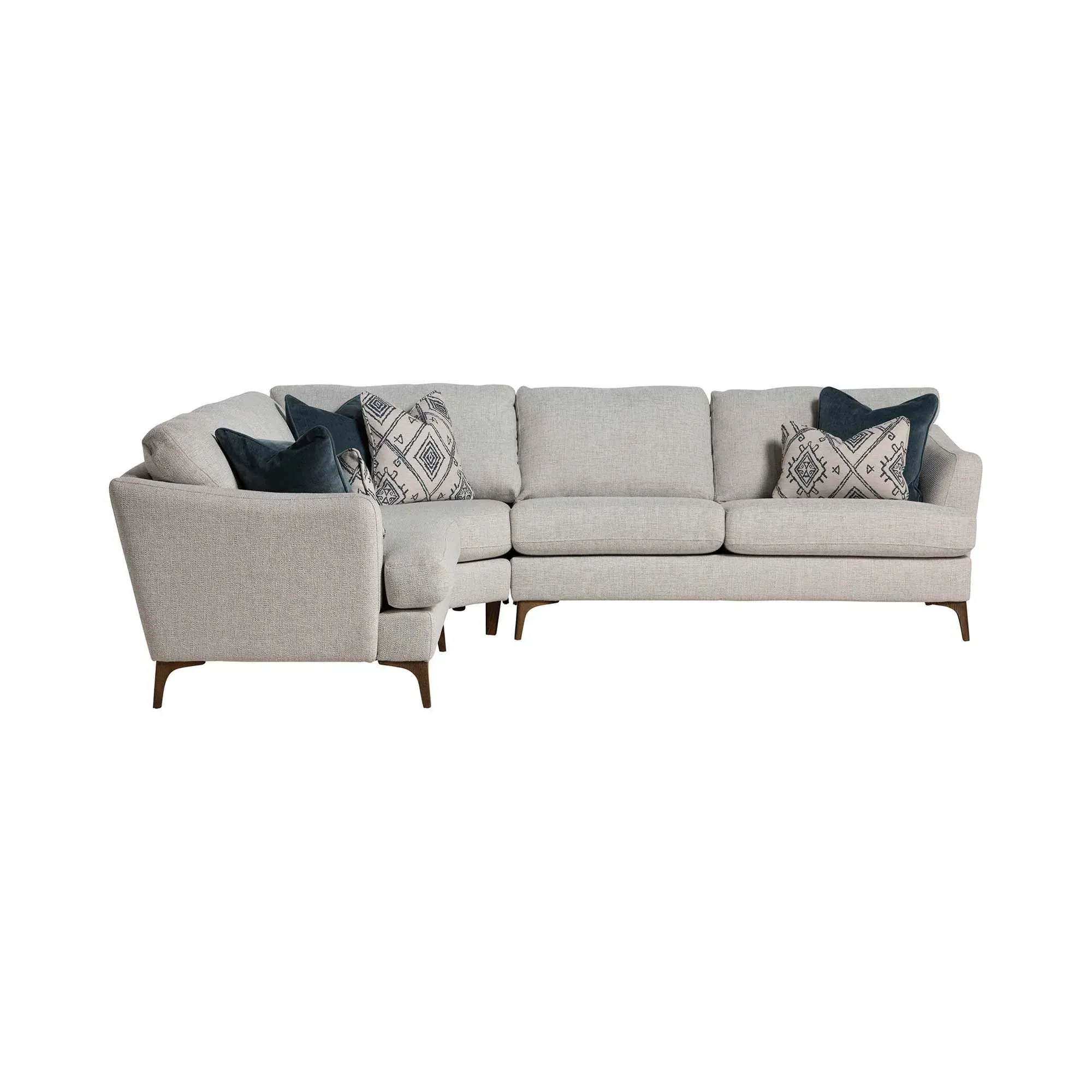 Embrey 2.5 Seater Corner Sofa with RHF Cuddler - Grey