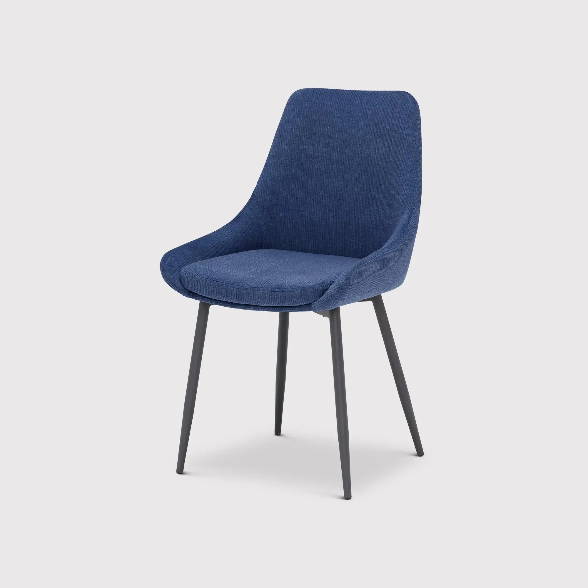 Emmett Dining Chair - Blue, Fabric