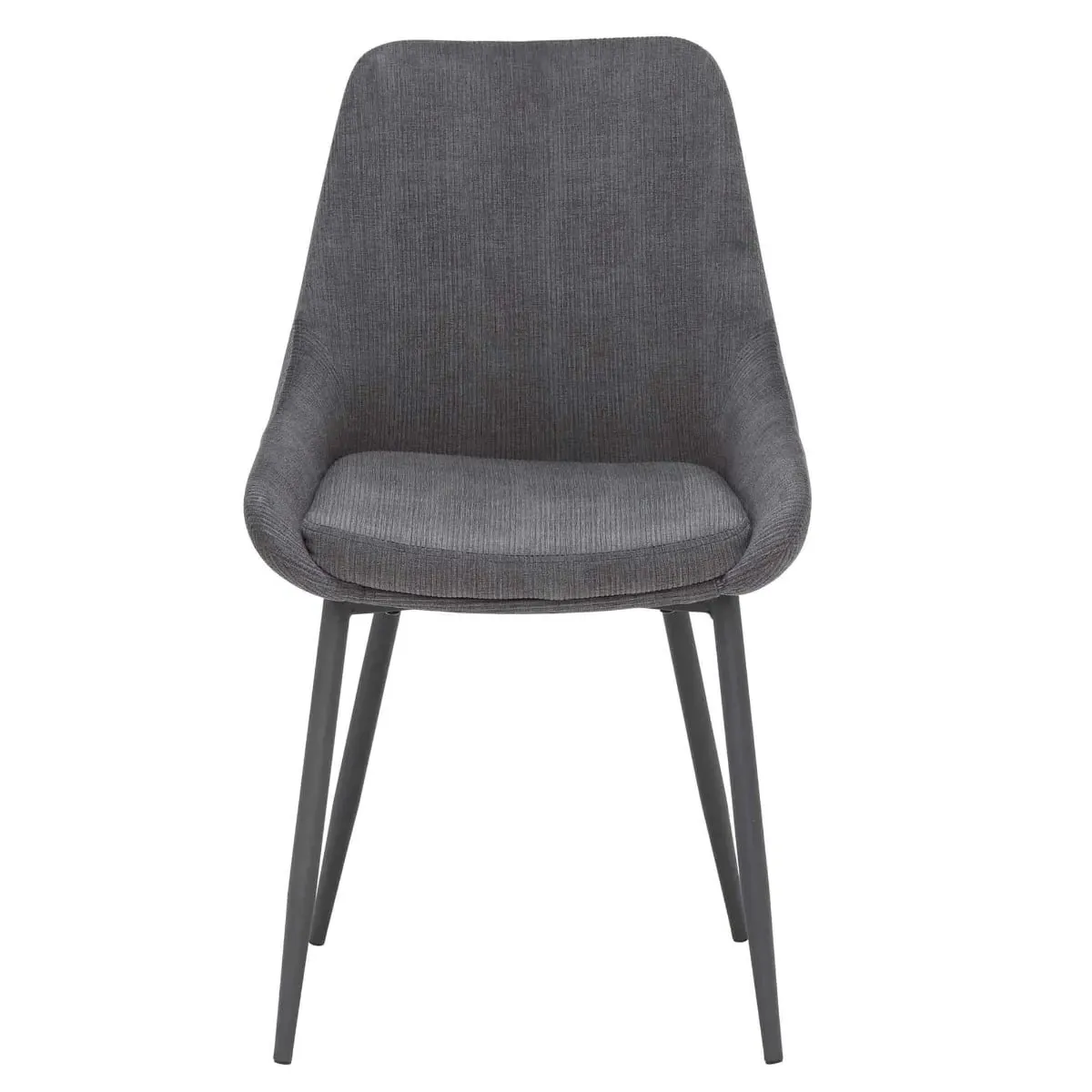 Emmett Dining Chair - Grey, Fabric