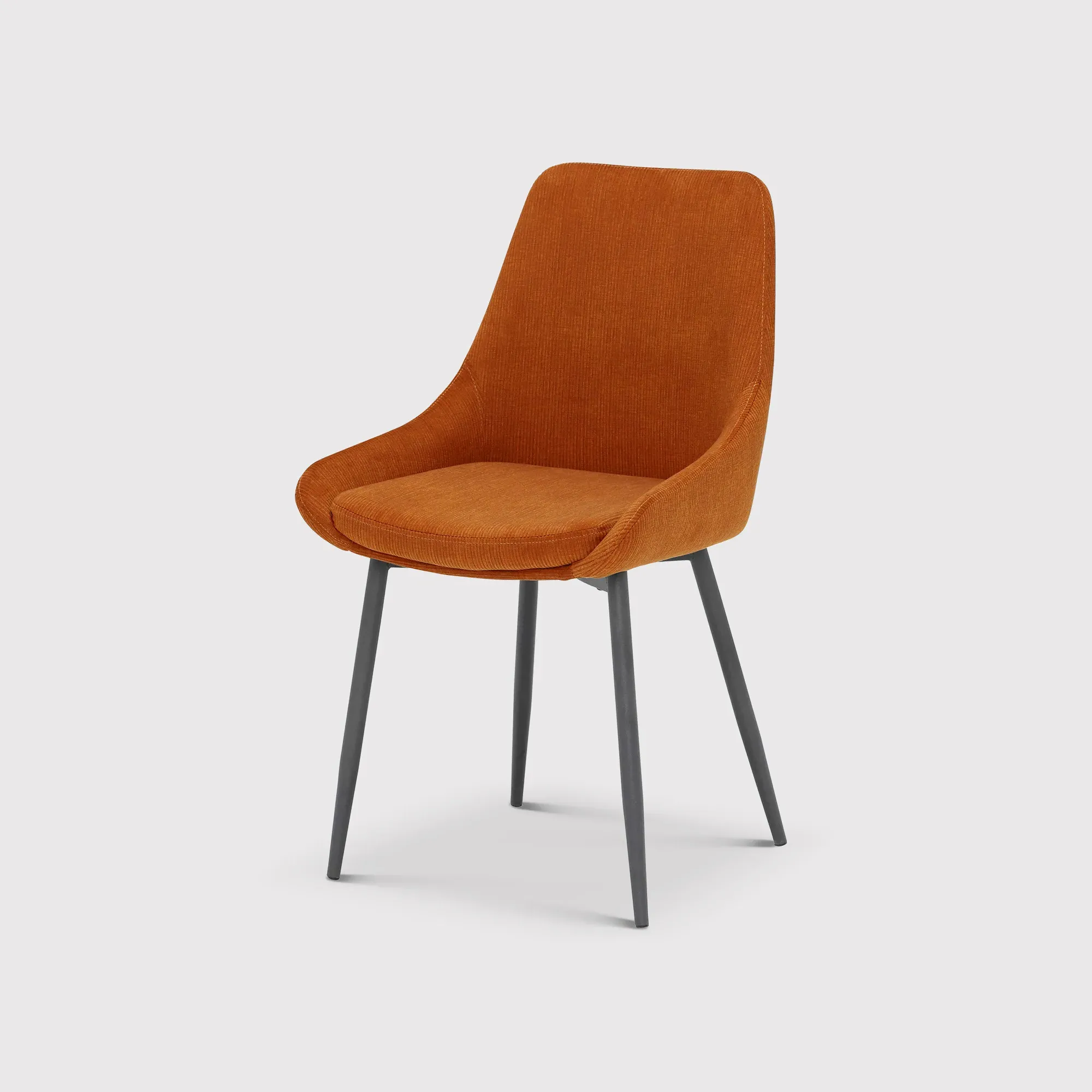 Emmett Dining Chair - Orange, Fabric