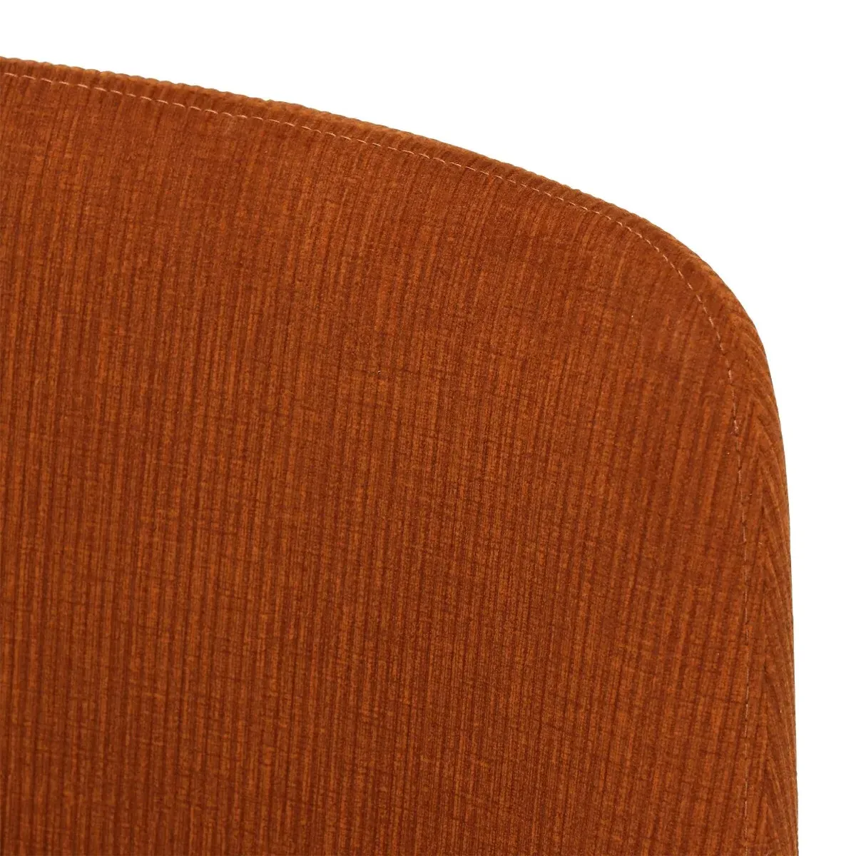 Emmett Dining Chair - Orange, Fabric