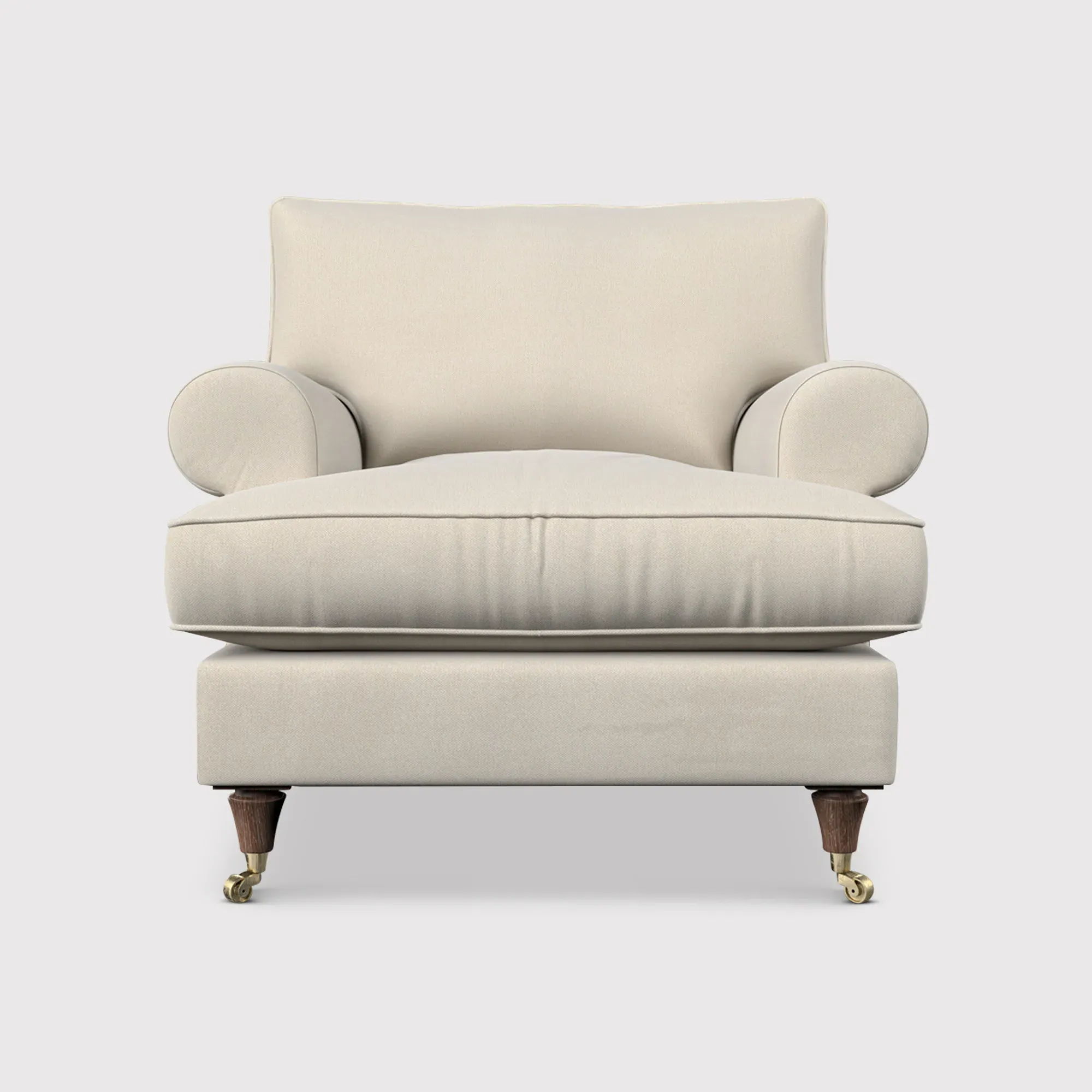 English Heritage Finch Accent Armchair - Neutral, Fabric