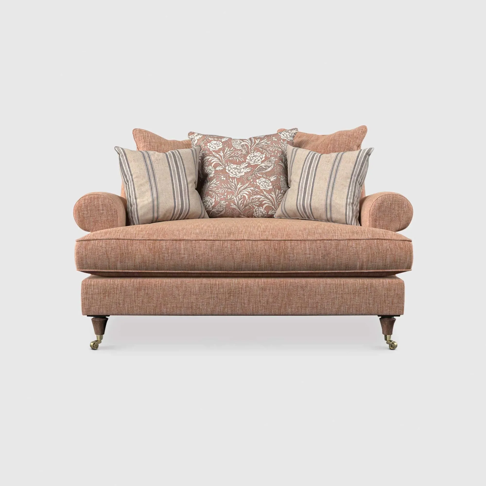 English Heritage Finch Cuddler Chair with Pillow Back