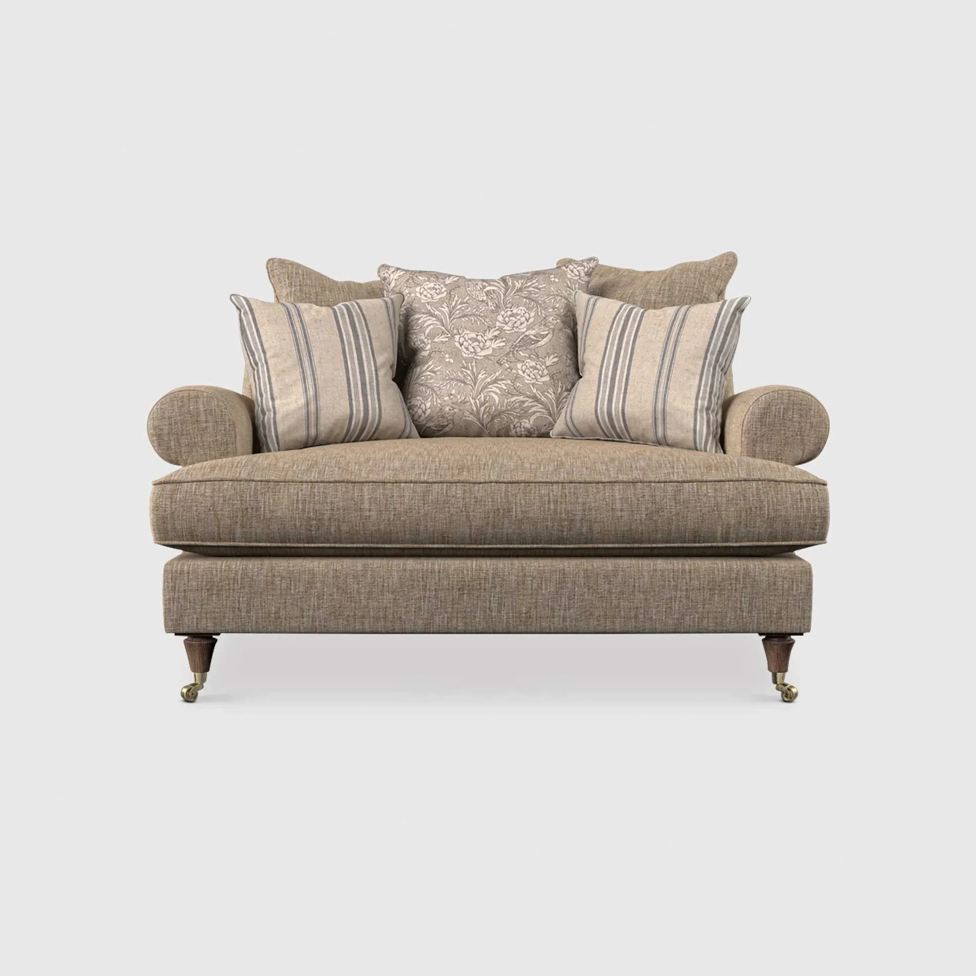 English Heritage Finch Cuddler Chair with Pillow Back