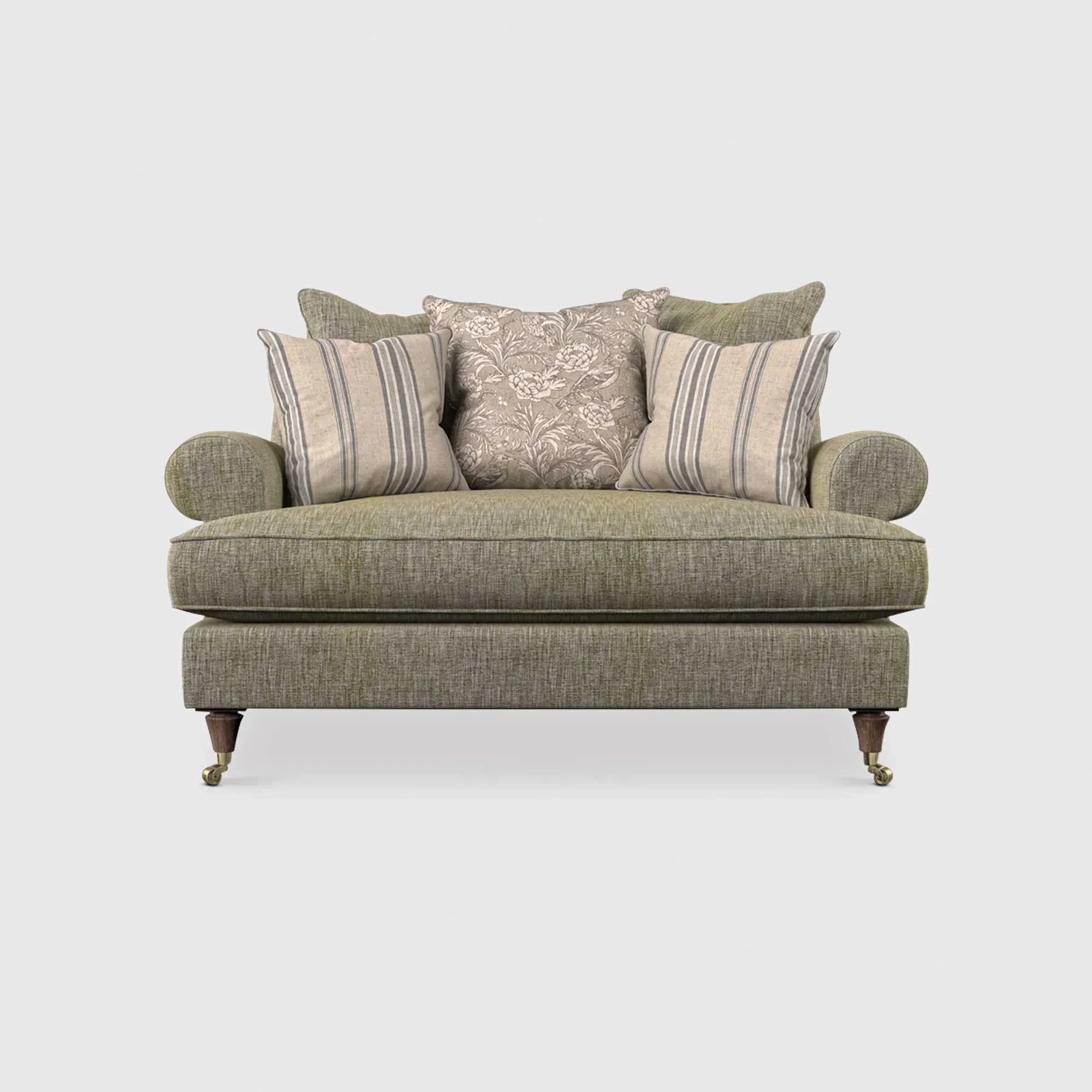 English Heritage Finch Cuddler Chair with Pillow Back