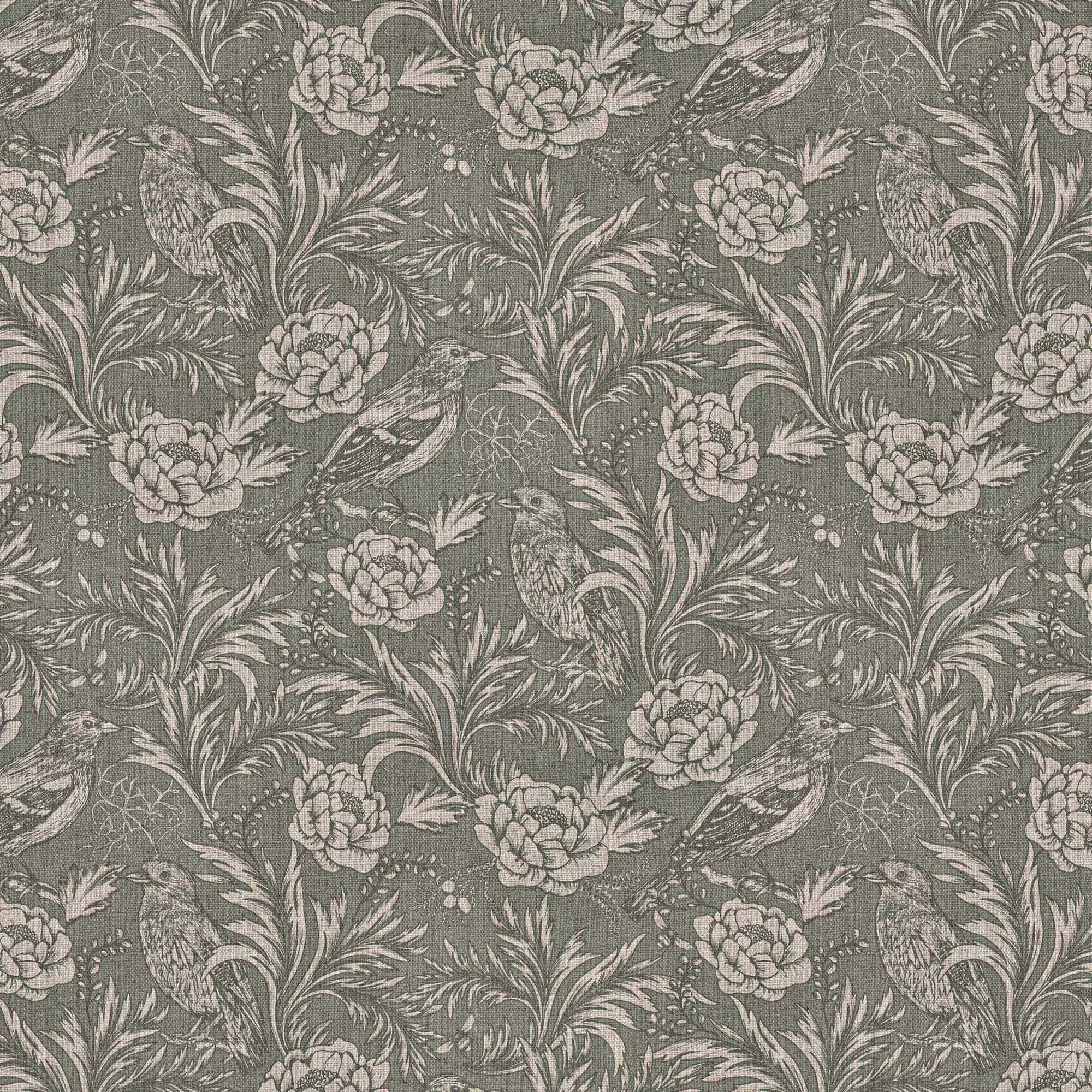 English Heritage Finch Footstool - Fabric