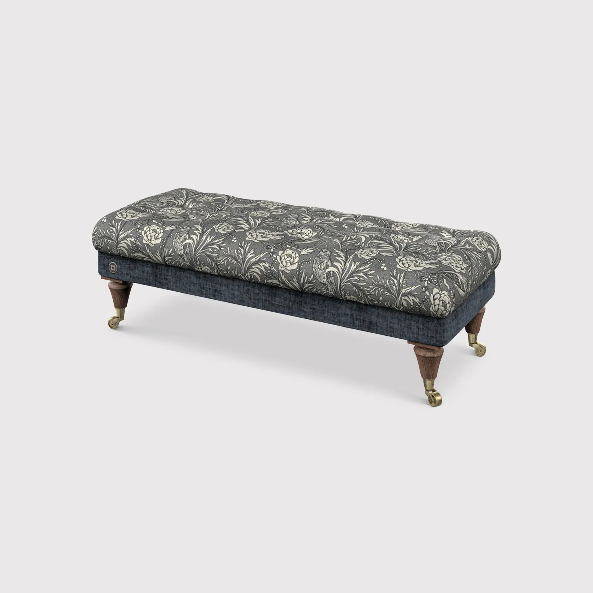 English Heritage Finch Footstool - Fabric image