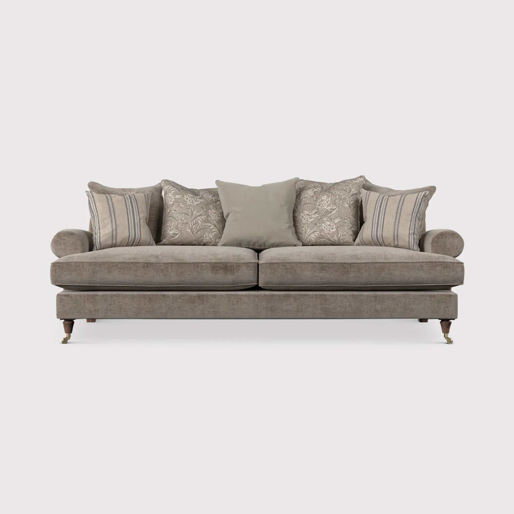 English Heritage Finch Large Sofa Pillow Back - Brown