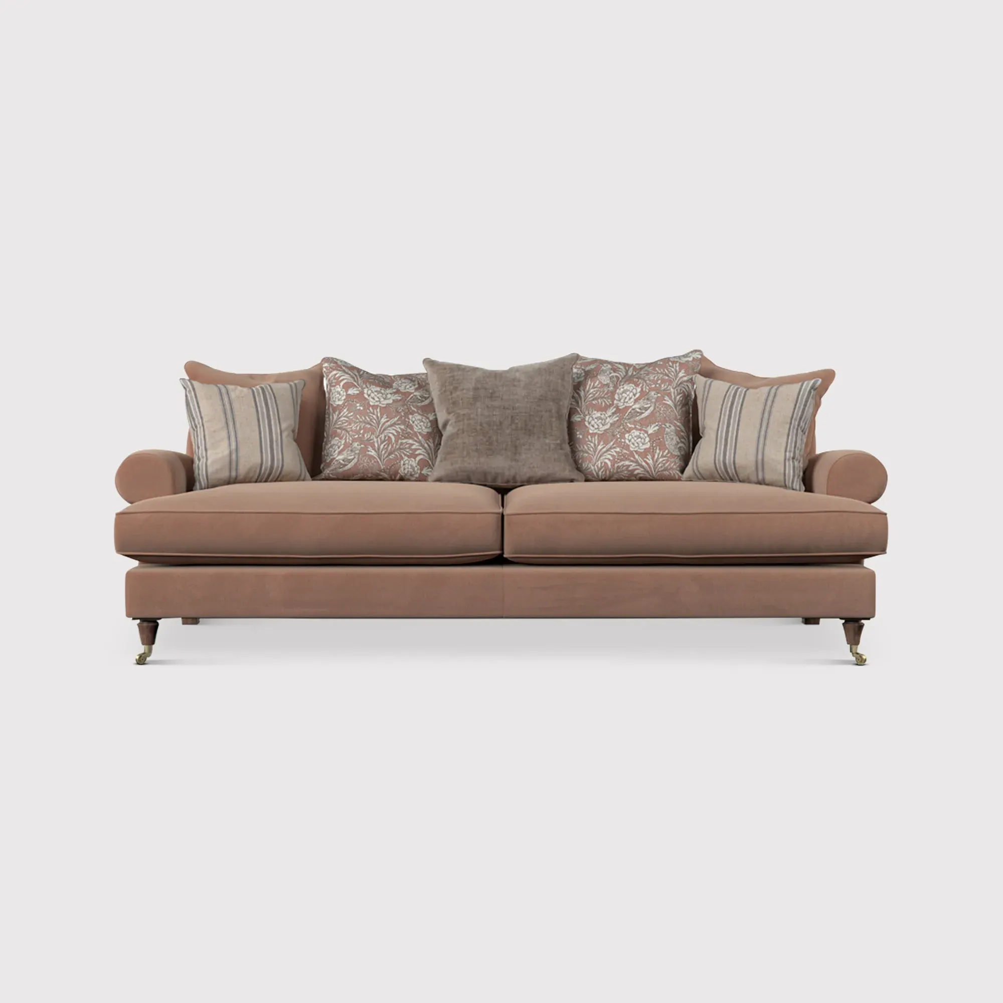 English Heritage Finch Large Sofa Pillow Back - Pink