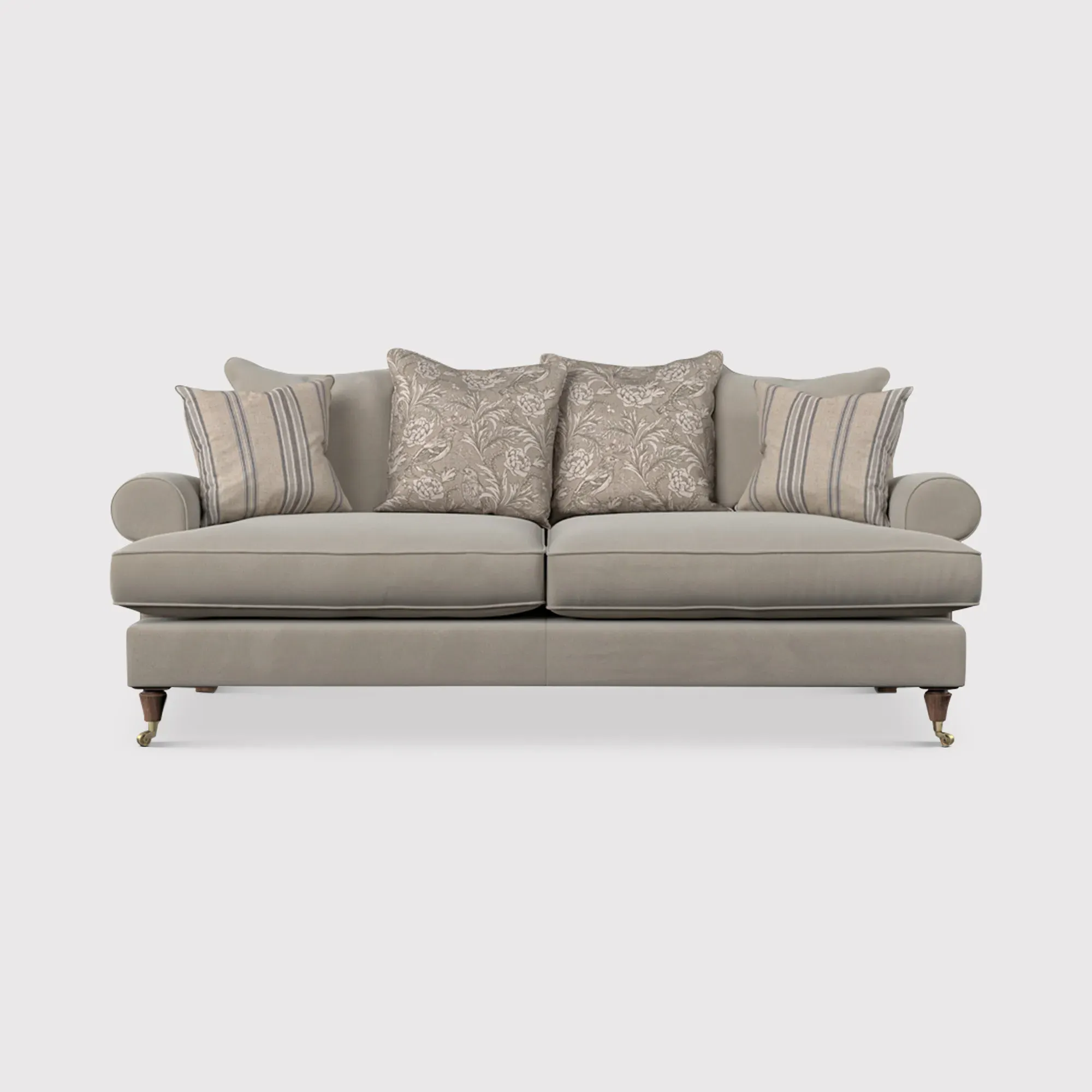 English Heritage Finch Medium Sofa Pillow Back - Brown