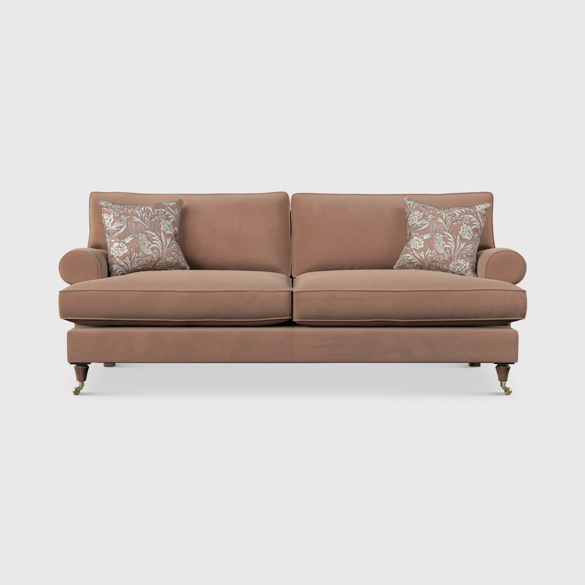 English Heritage Finch Medium Sofa Standard Back - Pink