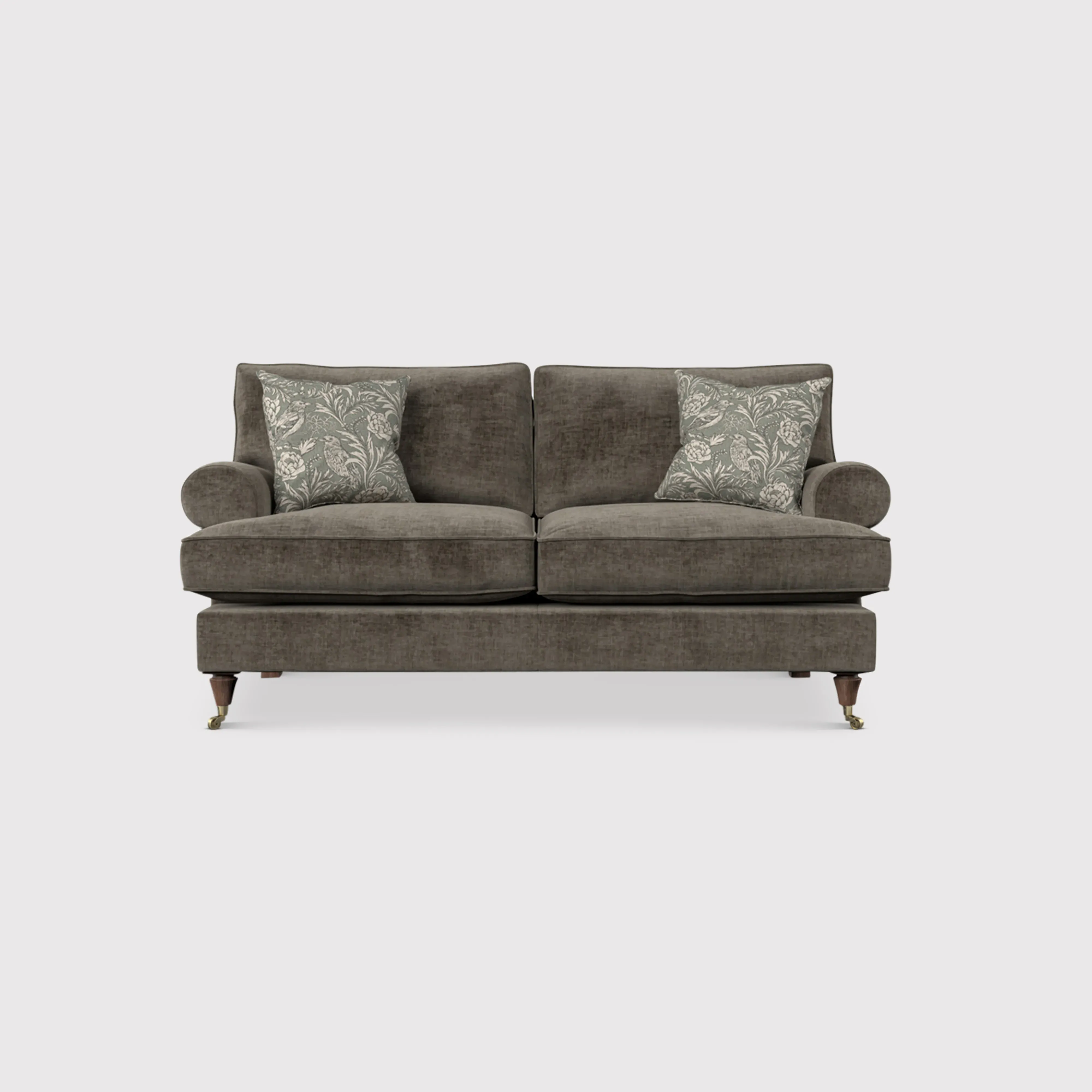 English Heritage Finch Small Sofa Standard Back - Grey