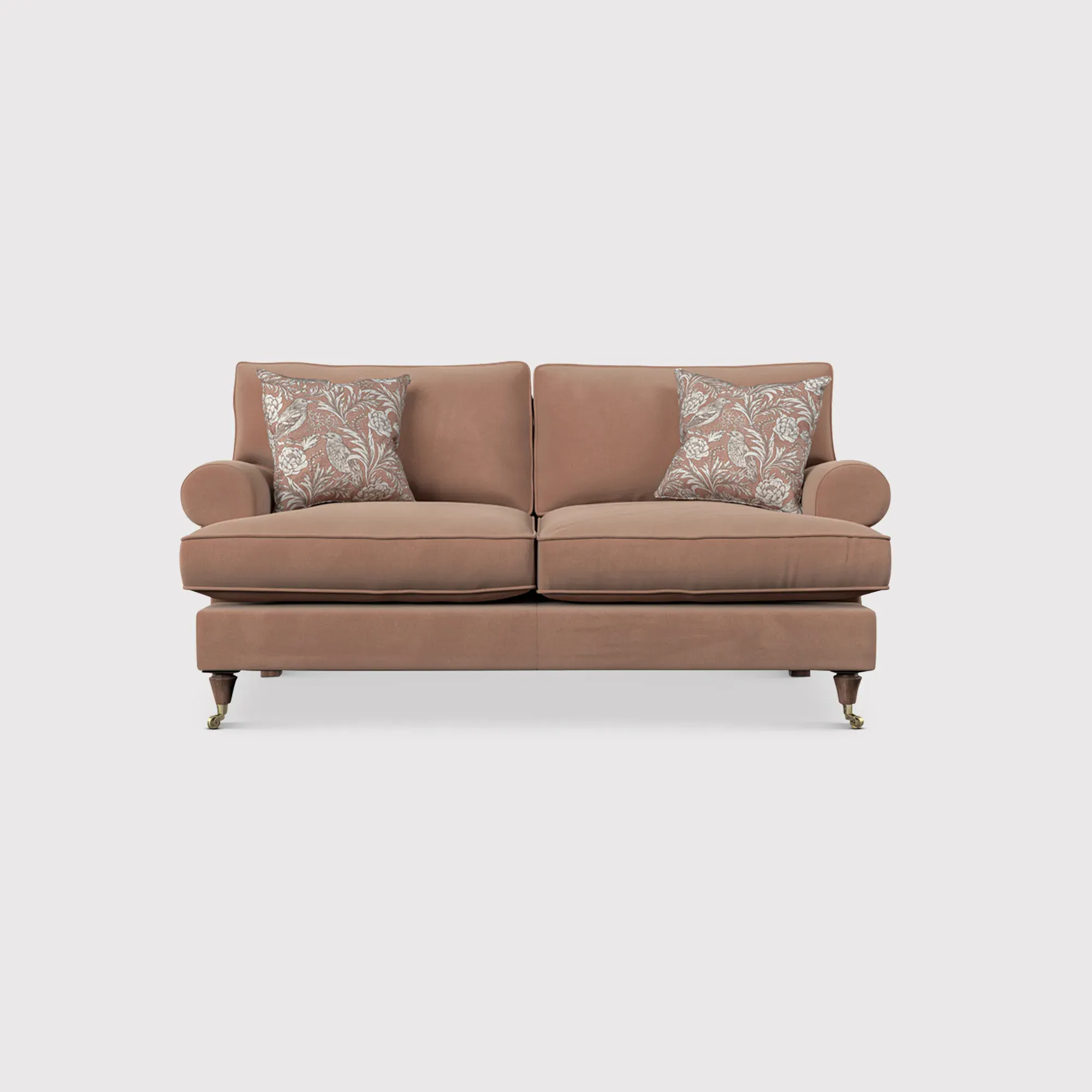 English Heritage Finch Small Sofa Standard Back - Pink