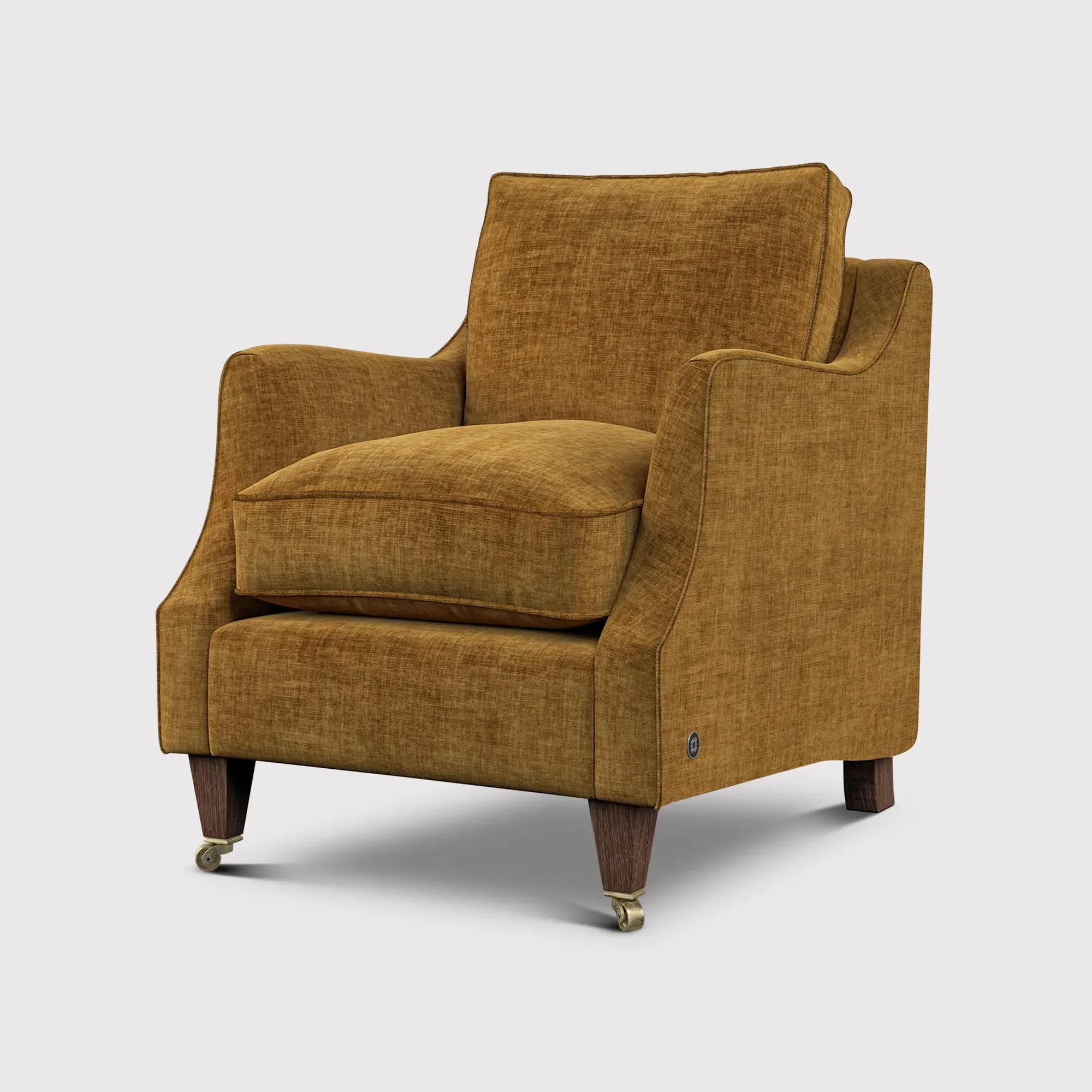 English Heritage Quarry Standard Armchair - Gold, Fabric