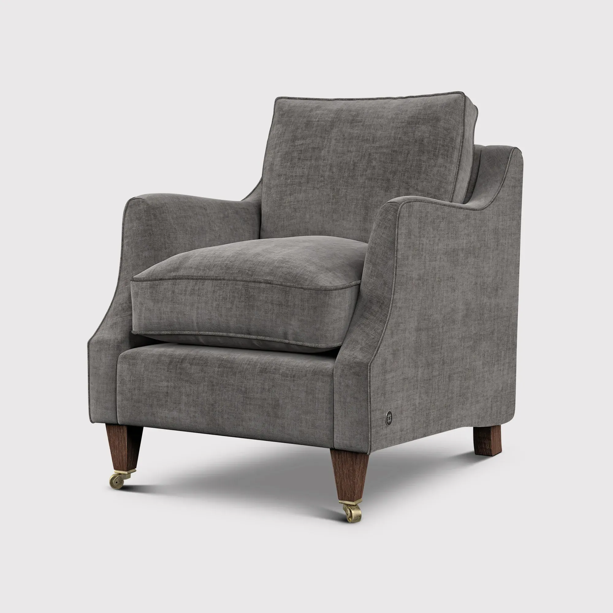 English Heritage Quarry Standard Armchair - Grey, Fabric