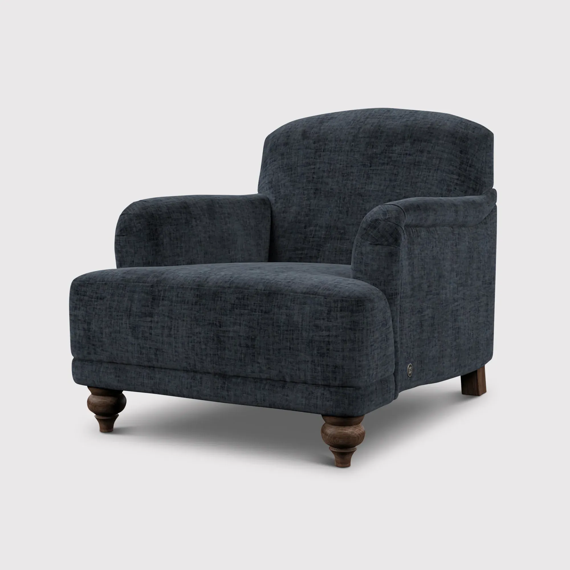 English Heritage Rosa Accent Armchair - Black, Fabric image