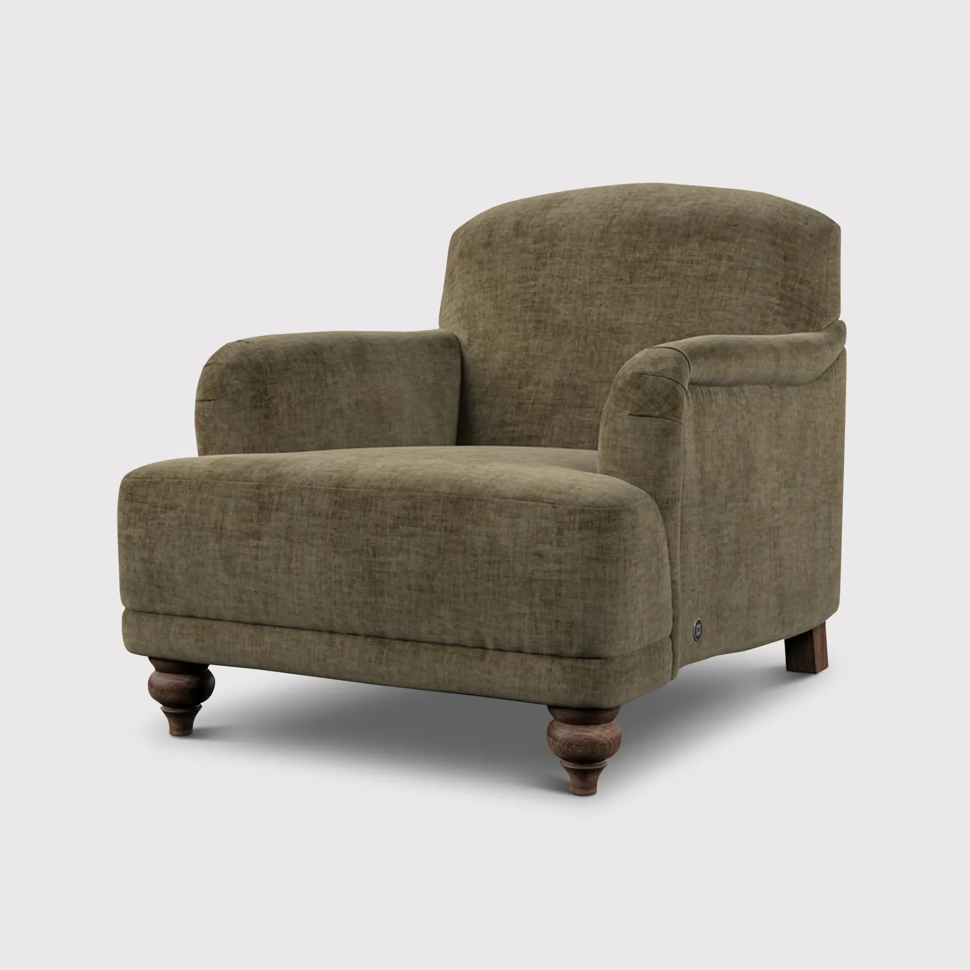 English Heritage Rosa Accent Armchair - Green, Fabric