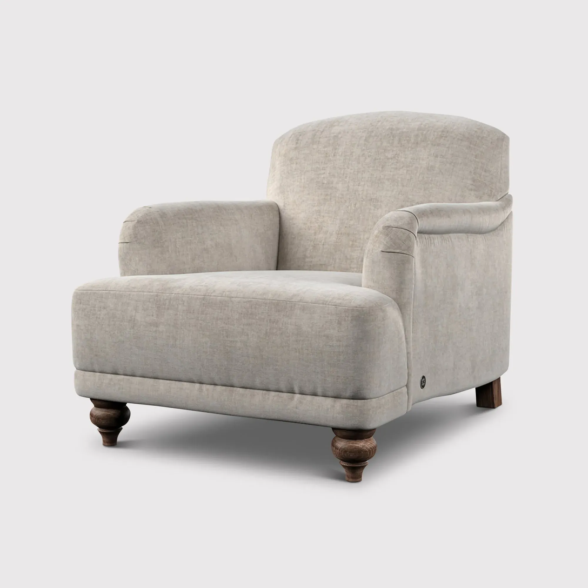 English Heritage Rosa Accent Armchair - Neutral, Fabric