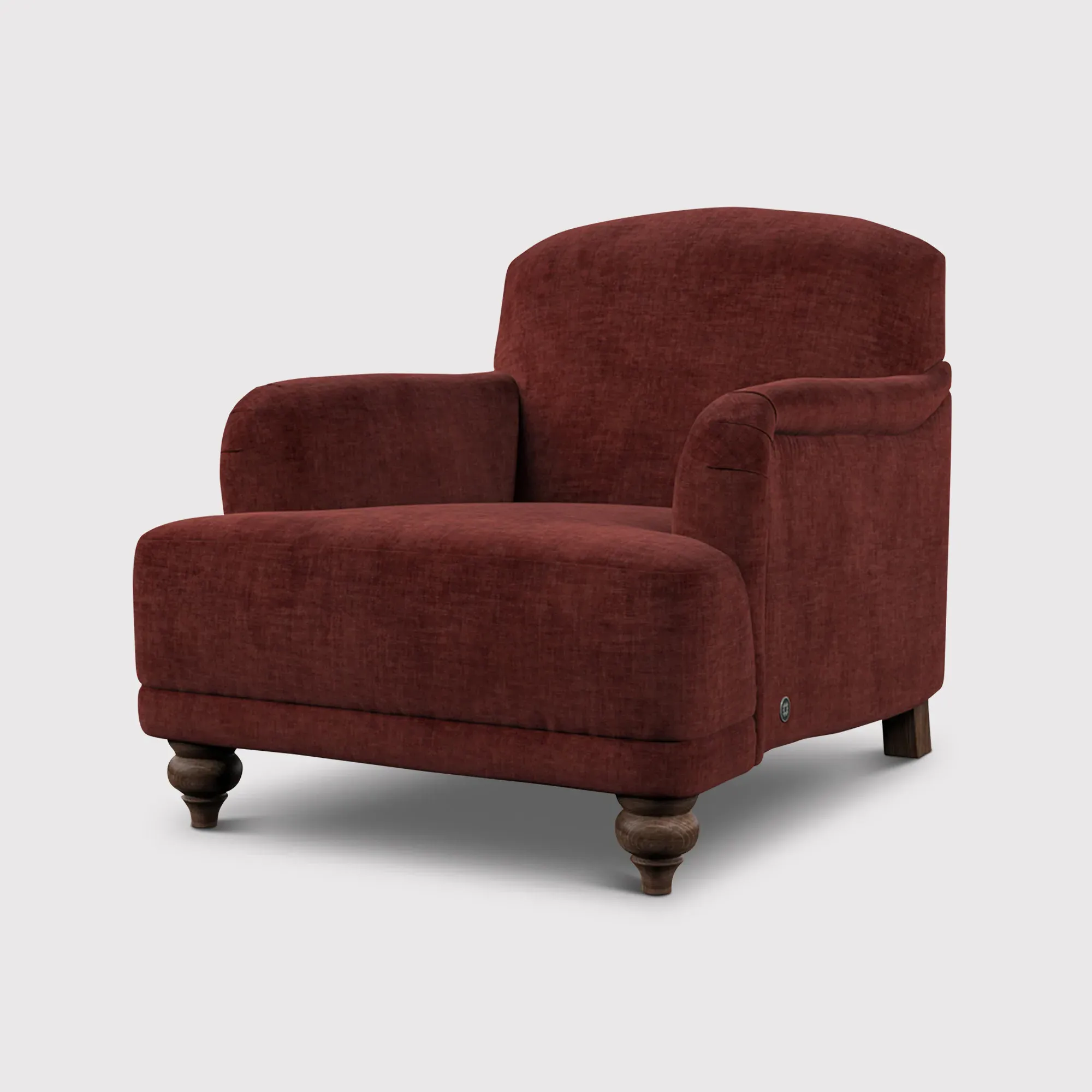 English Heritage Rosa Accent Armchair - Red, Fabric