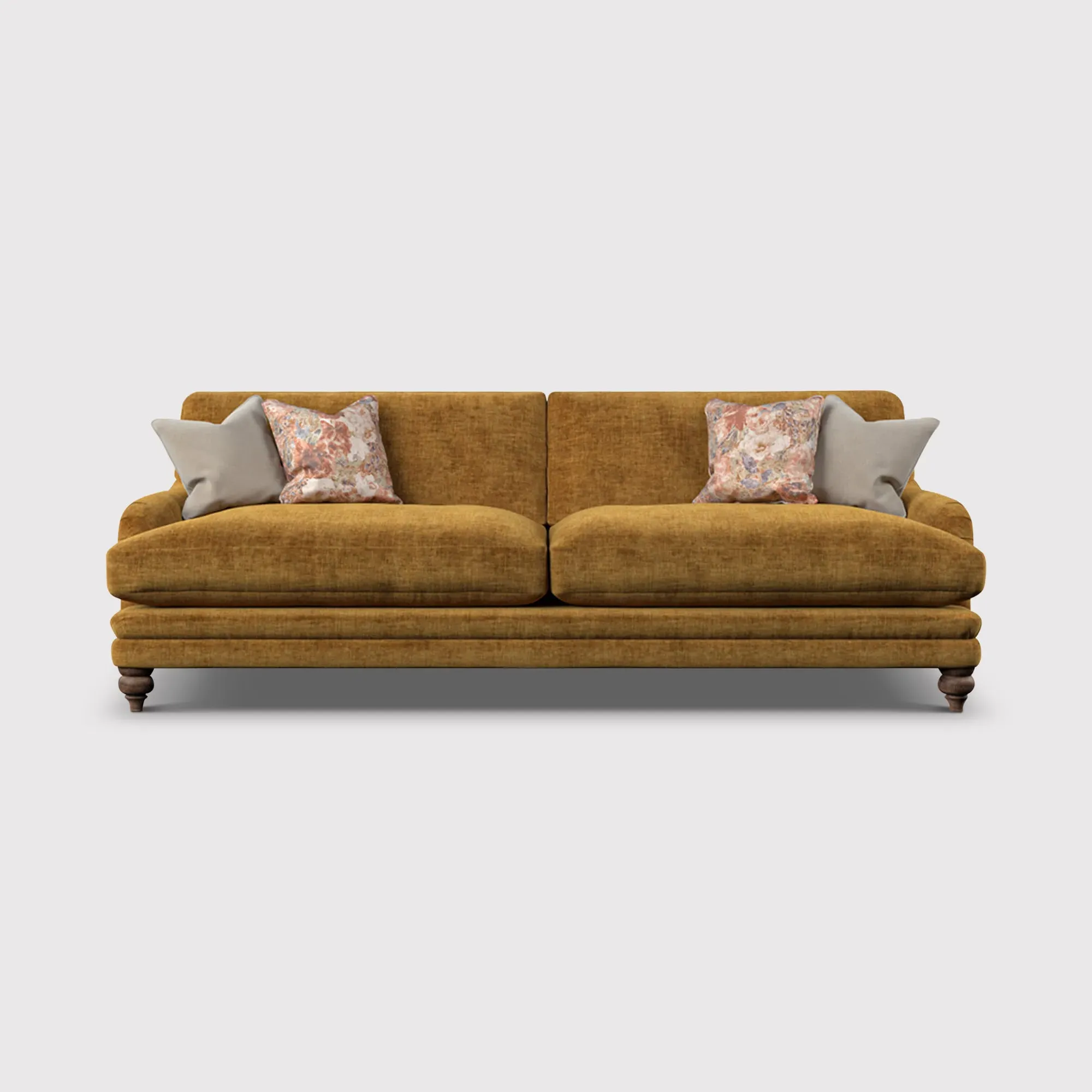 English Heritage Rosa Extra Large Sofa - Gold, Fabric