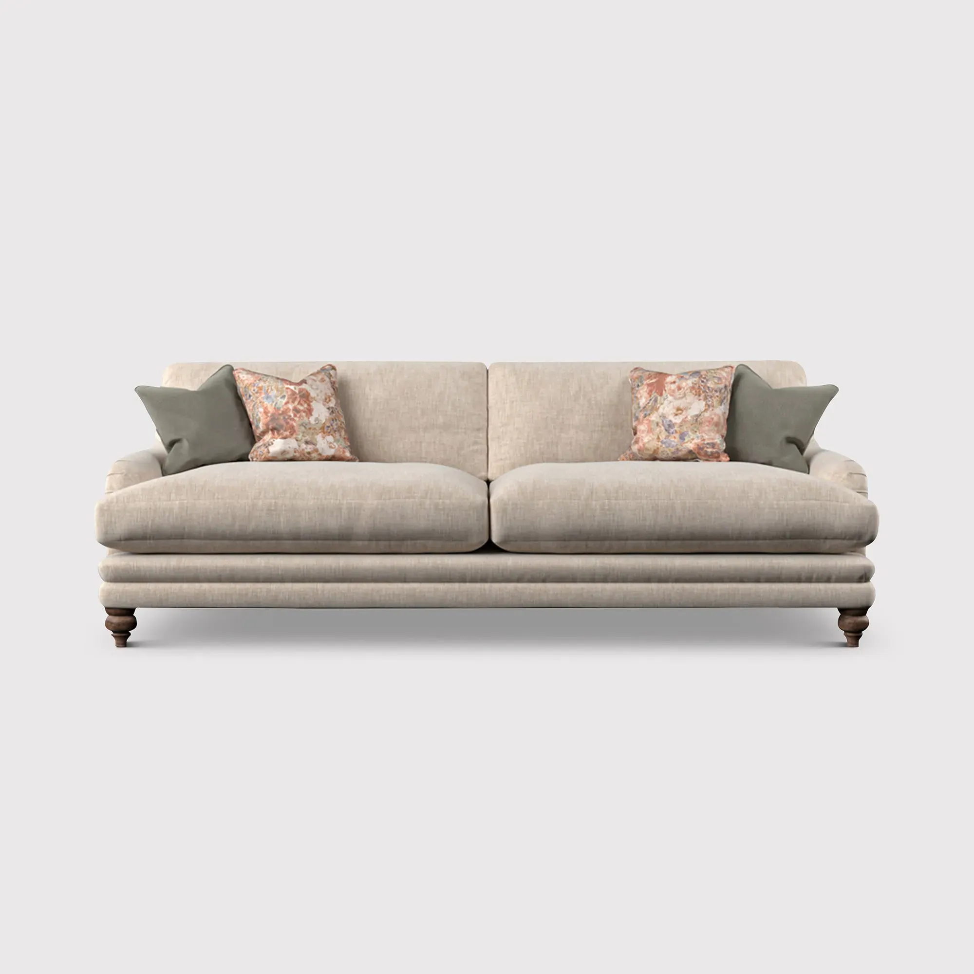 English Heritage Rosa Extra Large Sofa - Neutral, Fabric