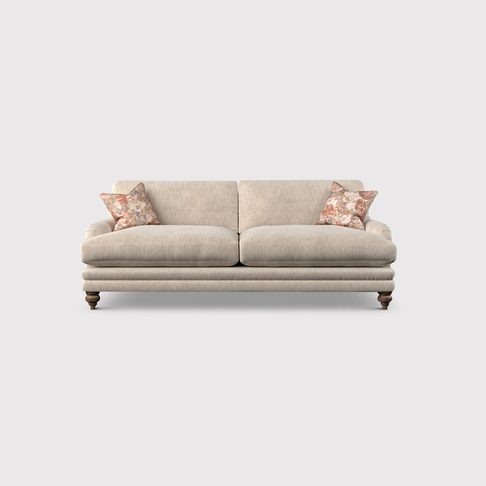 English Heritage Rosa Large Sofa - Neutral, Fabric
