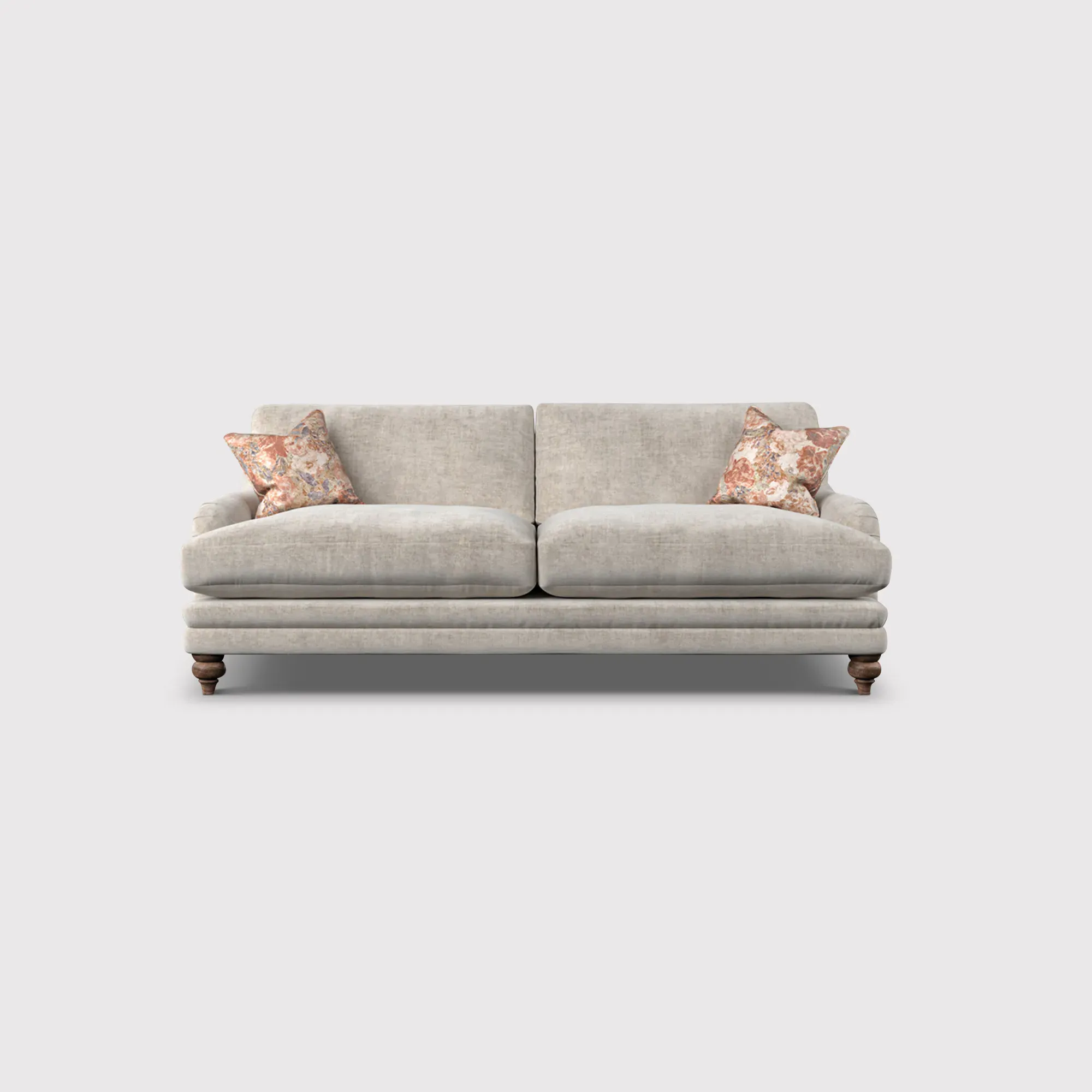 English Heritage Rosa Large Sofa - Neutral, Fabric