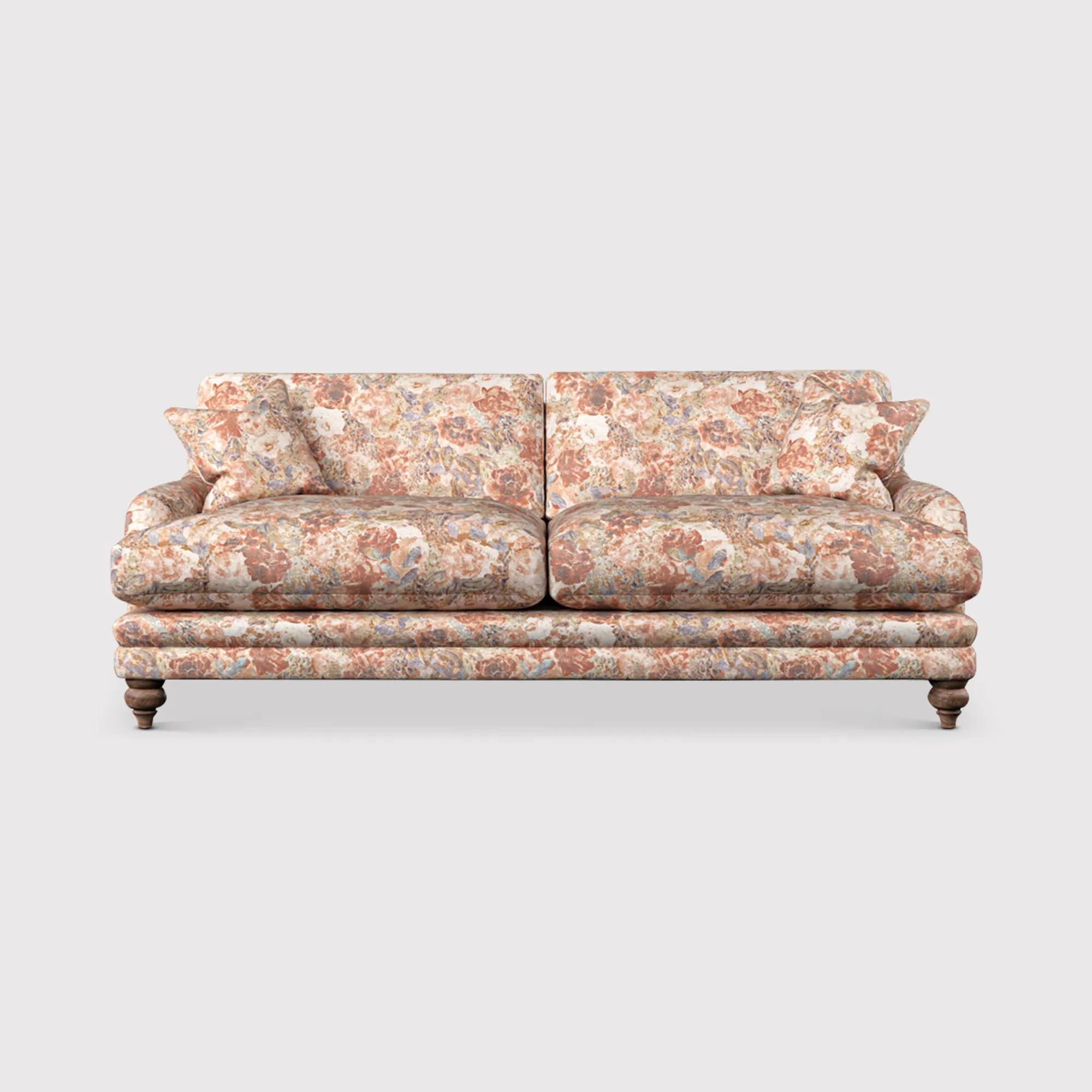English Heritage Rosa Large Sofa - Pink, Fabric