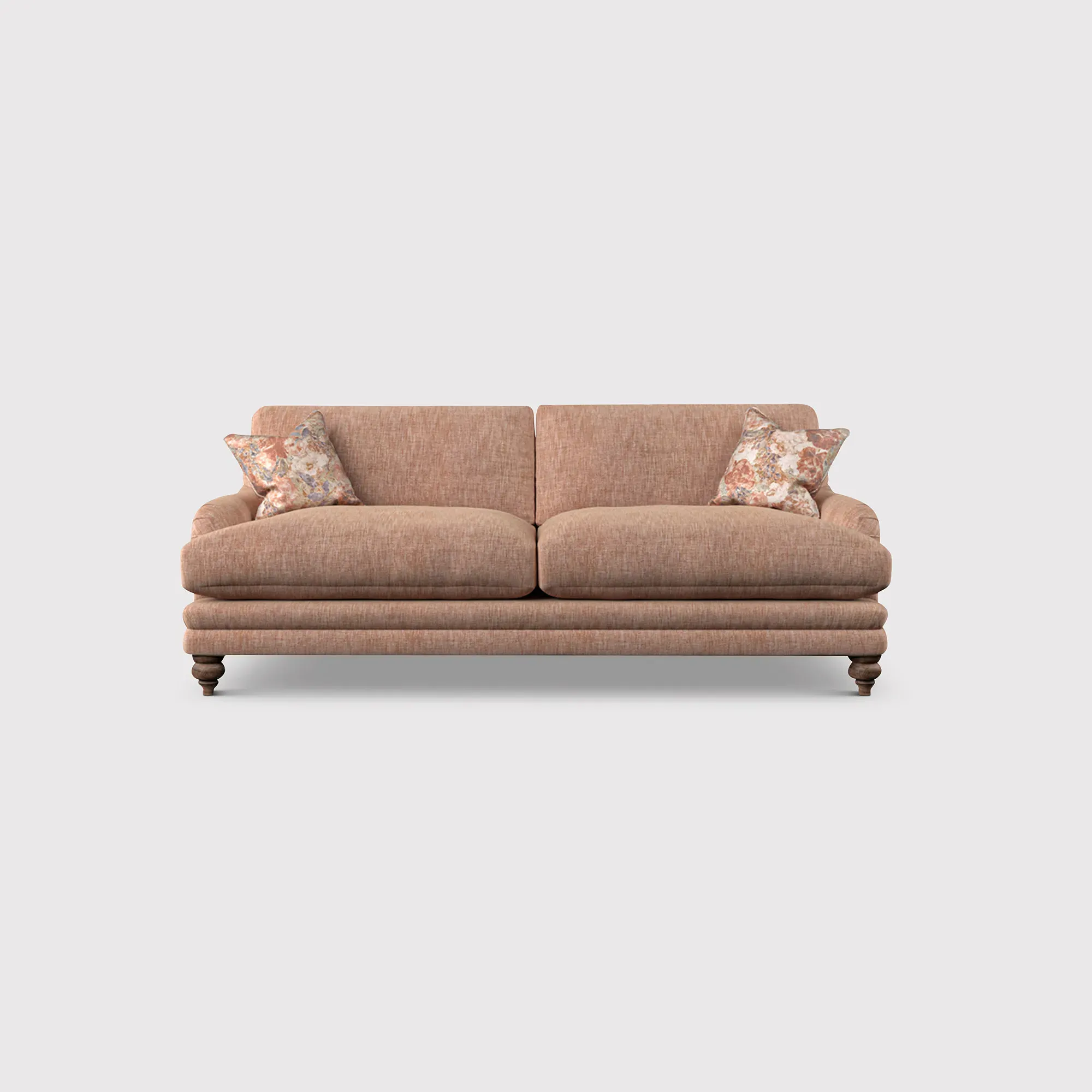 English Heritage Rosa Large Sofa - Pink, Fabric