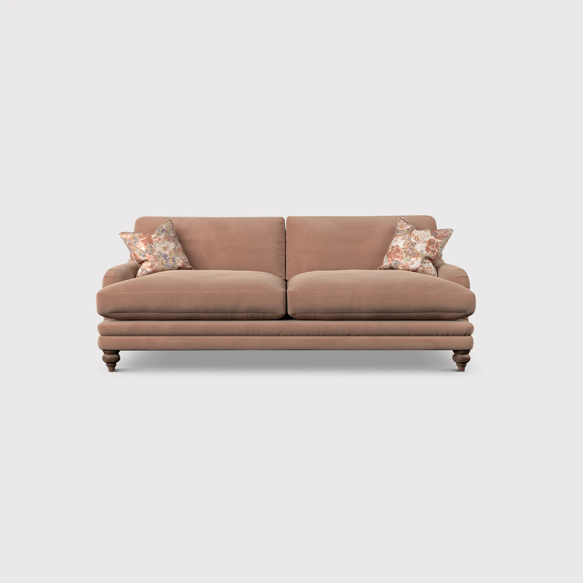English Heritage Rosa Large Sofa - Pink, Fabric