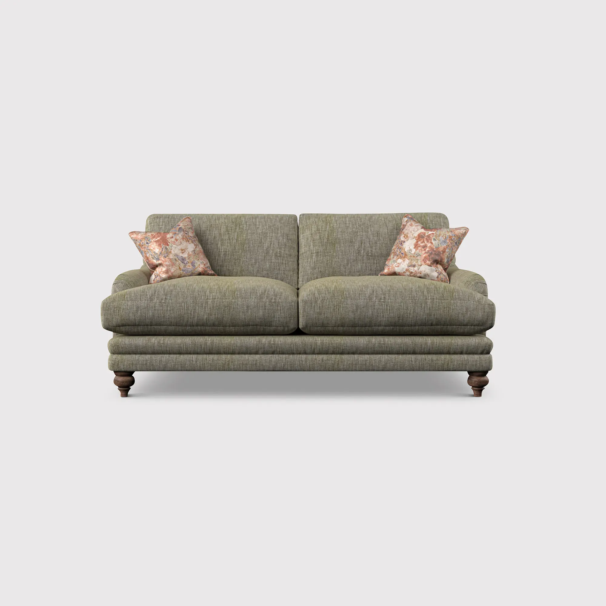 English Heritage Rosa Medium Sofa - Green, Fabric