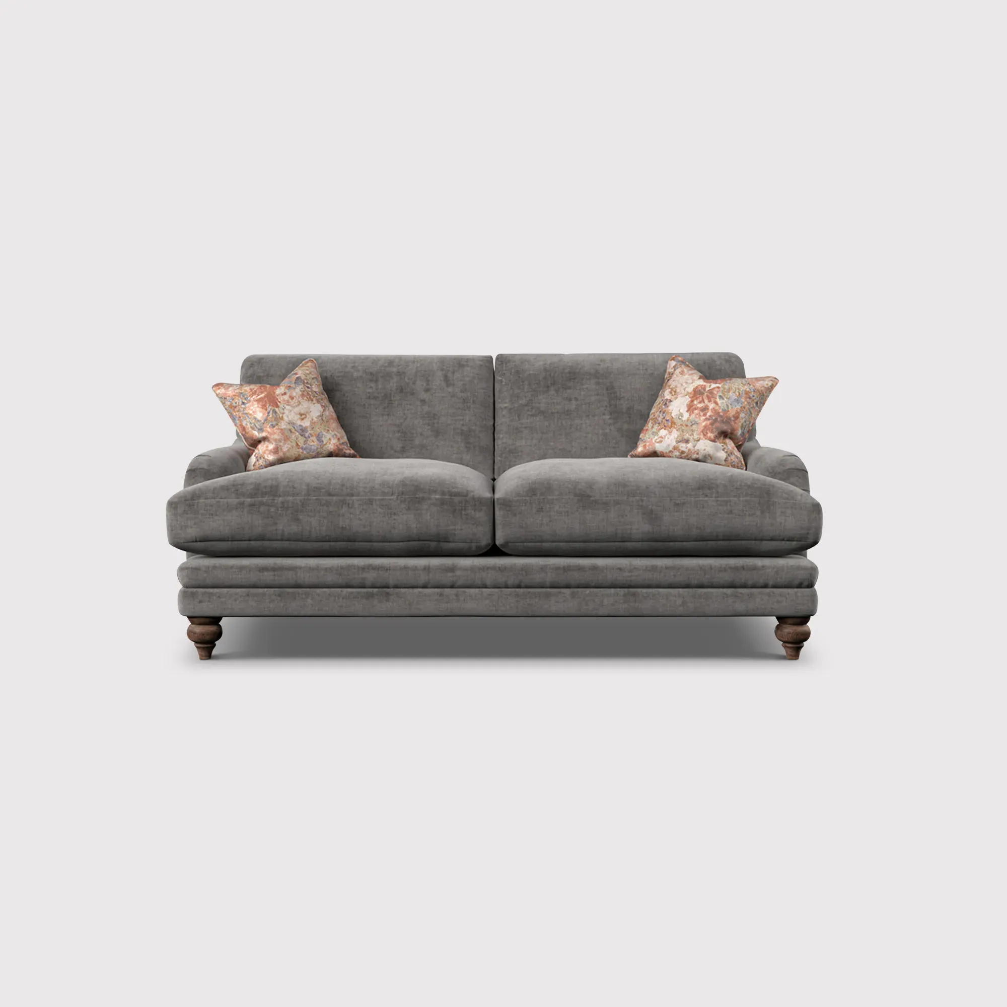 English Heritage Rosa Medium Sofa - Grey, Fabric image