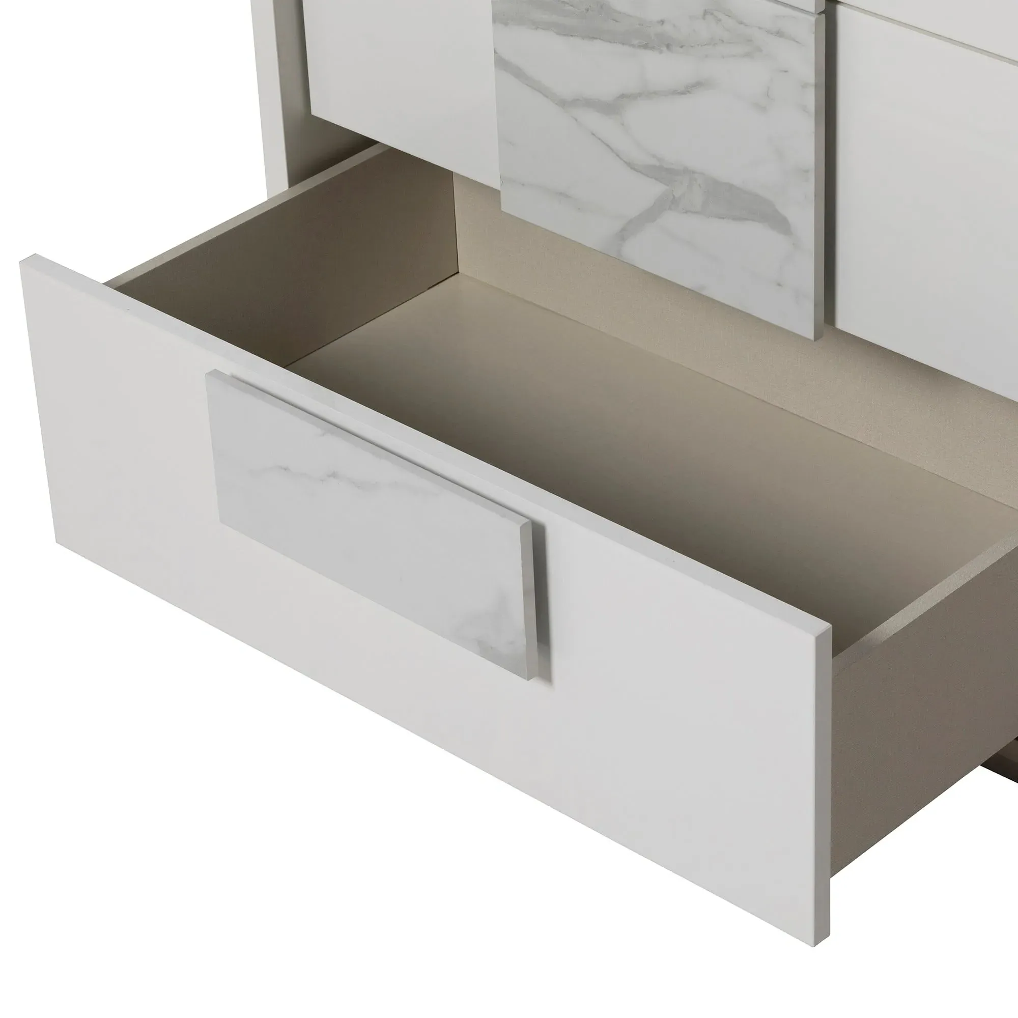 Enya 5 Drawer Dresser - White