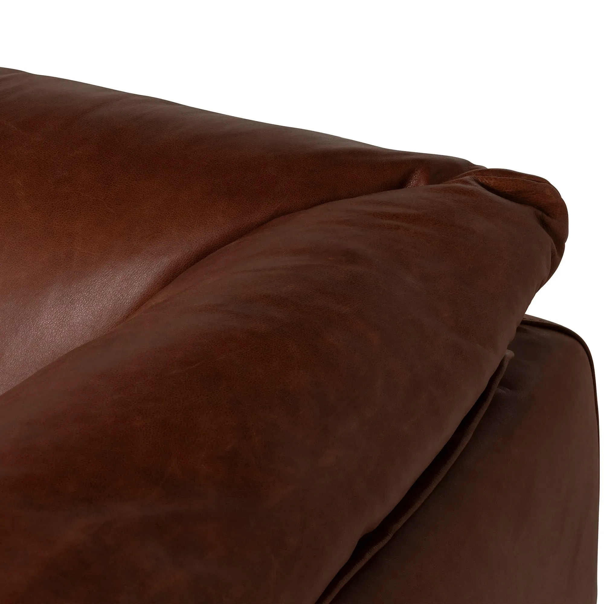 Epping 1.5 Seater Armchair - Brown, Leather