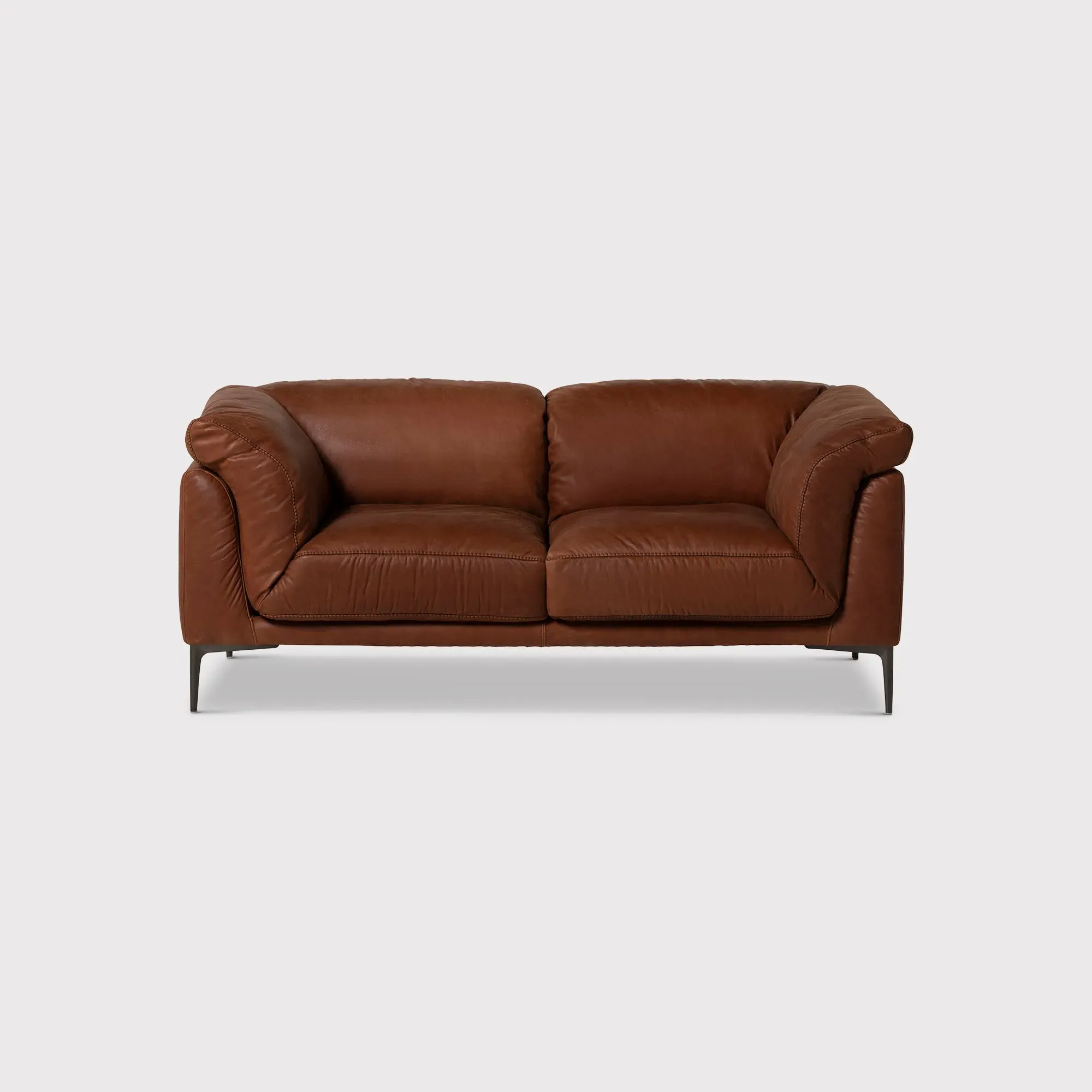 Epping 2-Seater Sofa - Brown, Leather image