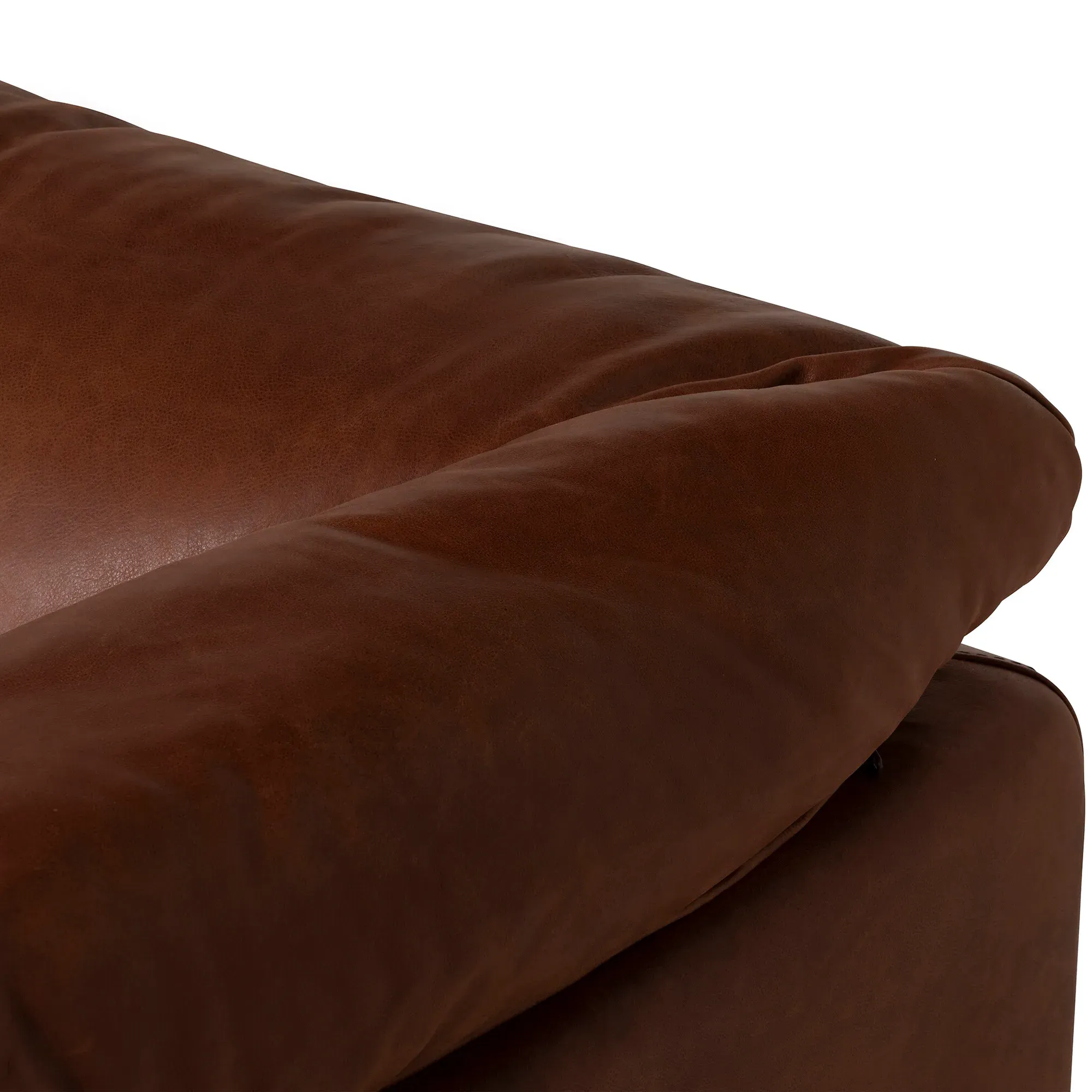 Epping 3-Seater Sofa - Brown, Leather