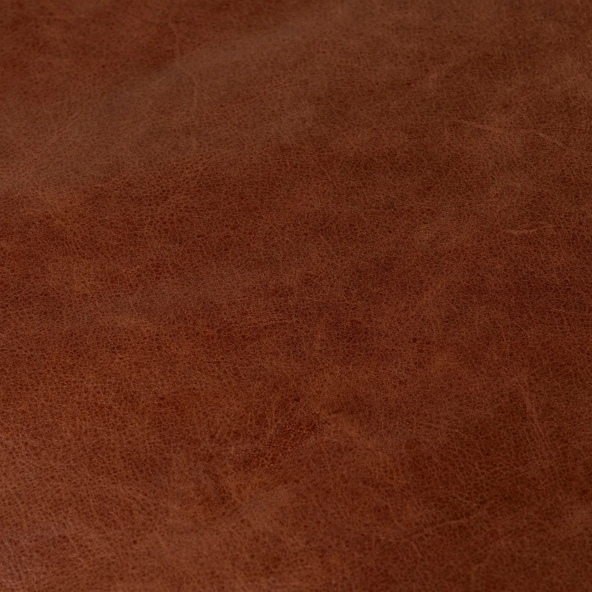 Epping Footstool - Brown, Leather