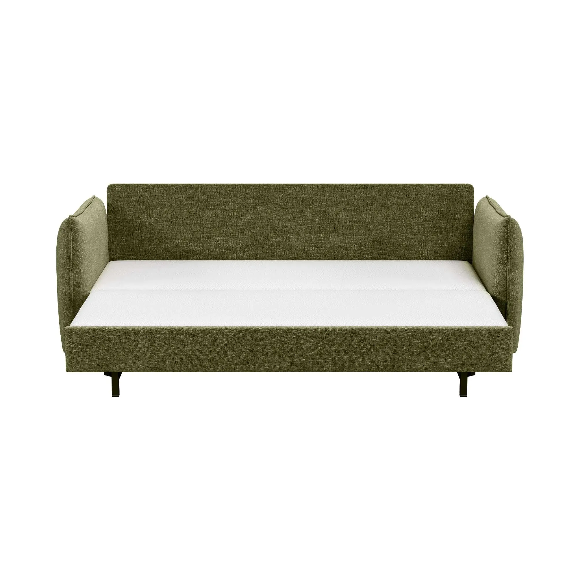 Epsom Sofa Bed with 2 Throw Pillows - Fabric