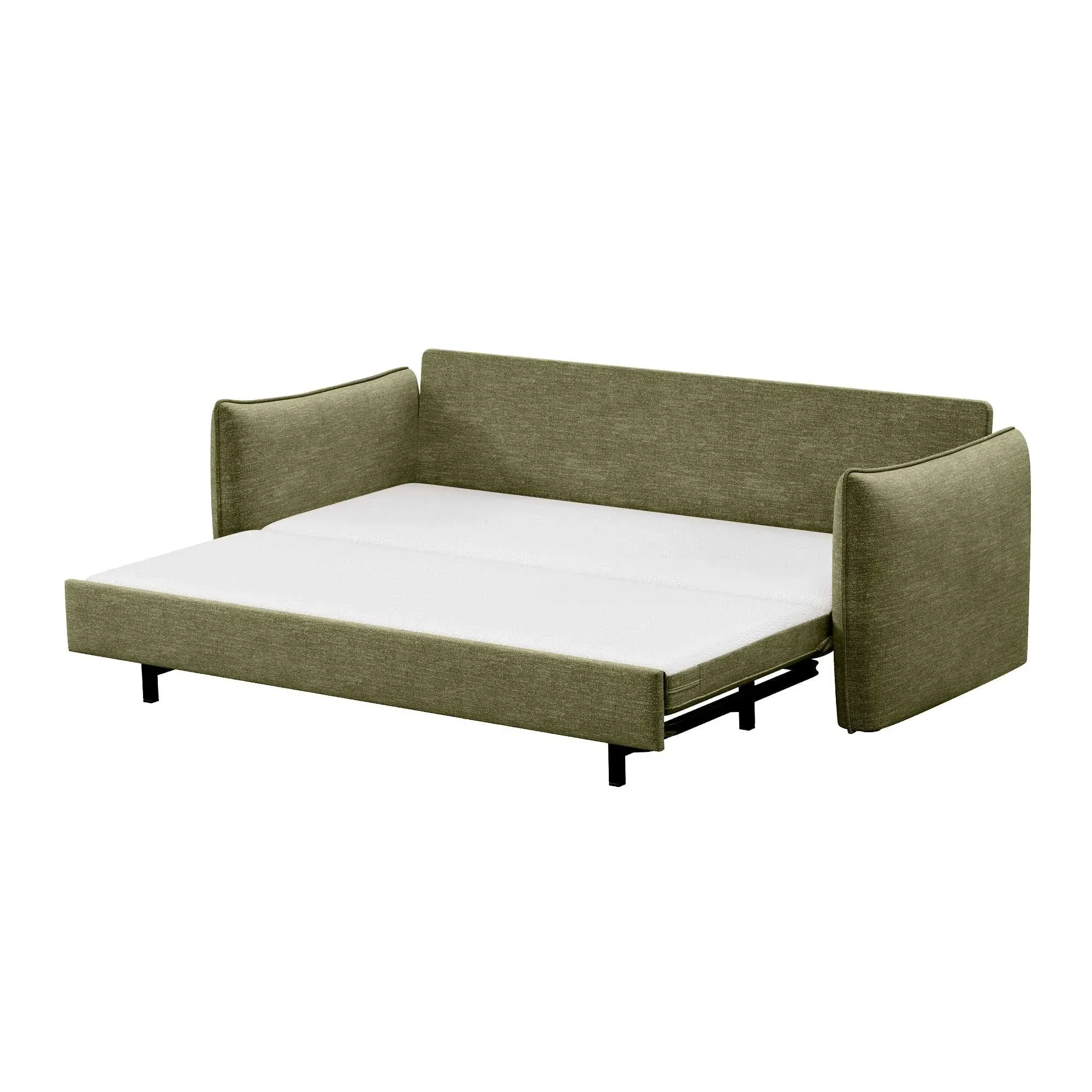 Epsom Sofa Bed with 2 Throw Pillows - Fabric