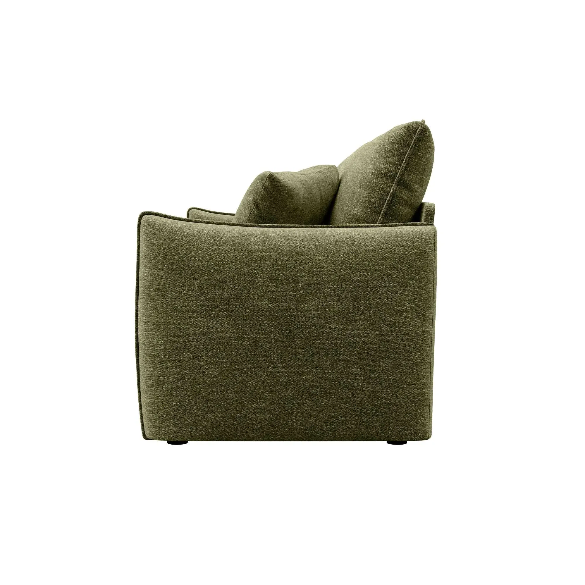 Epsom Sofa Bed with 2 Throw Pillows - Fabric